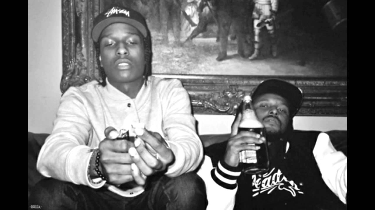 ASAP Rocky foto bianco nero, 1280x720 HD, Desktop