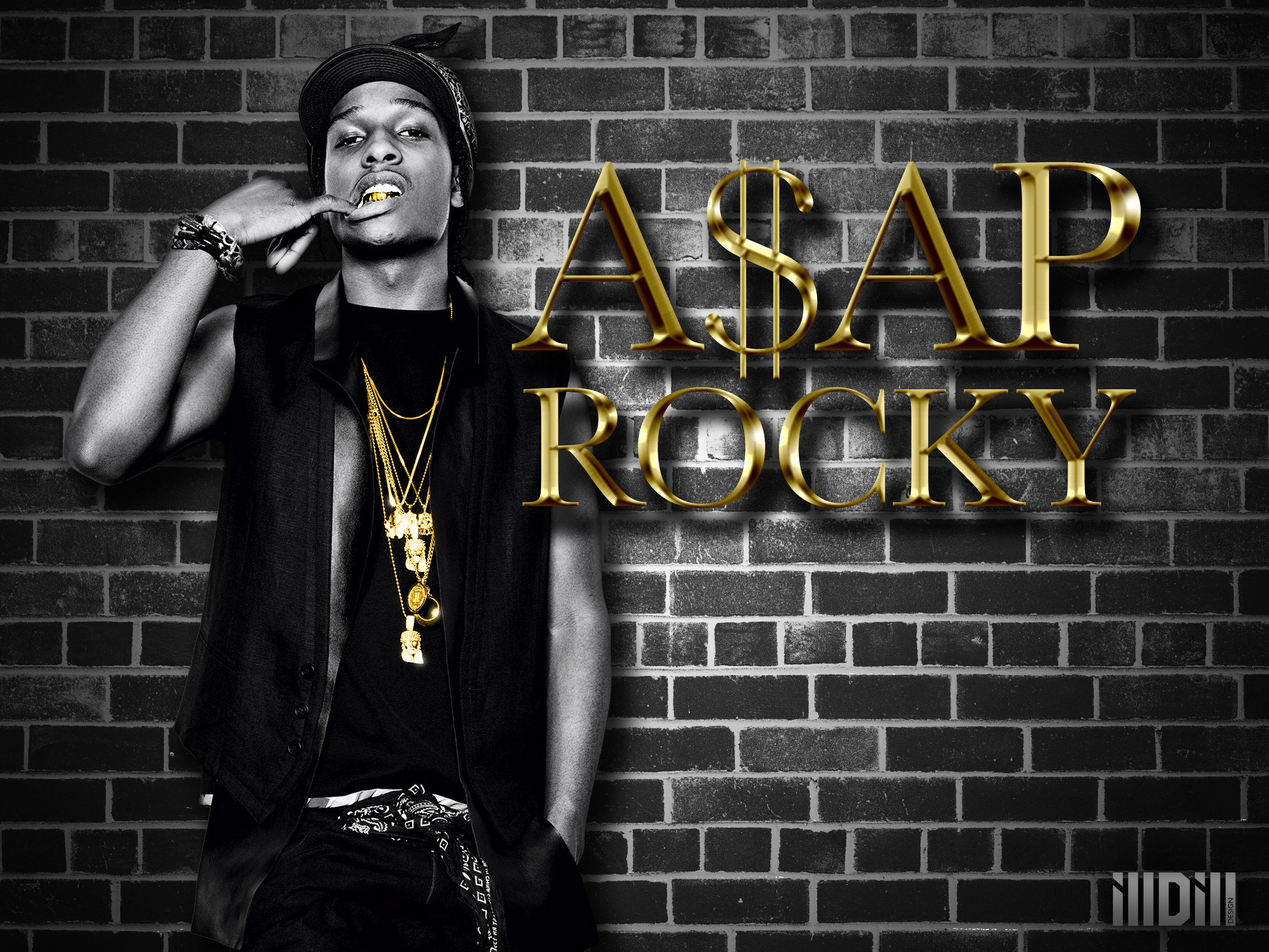 ASAP Rocky con giacca blu, 1920x1080 Full HD, Desktop