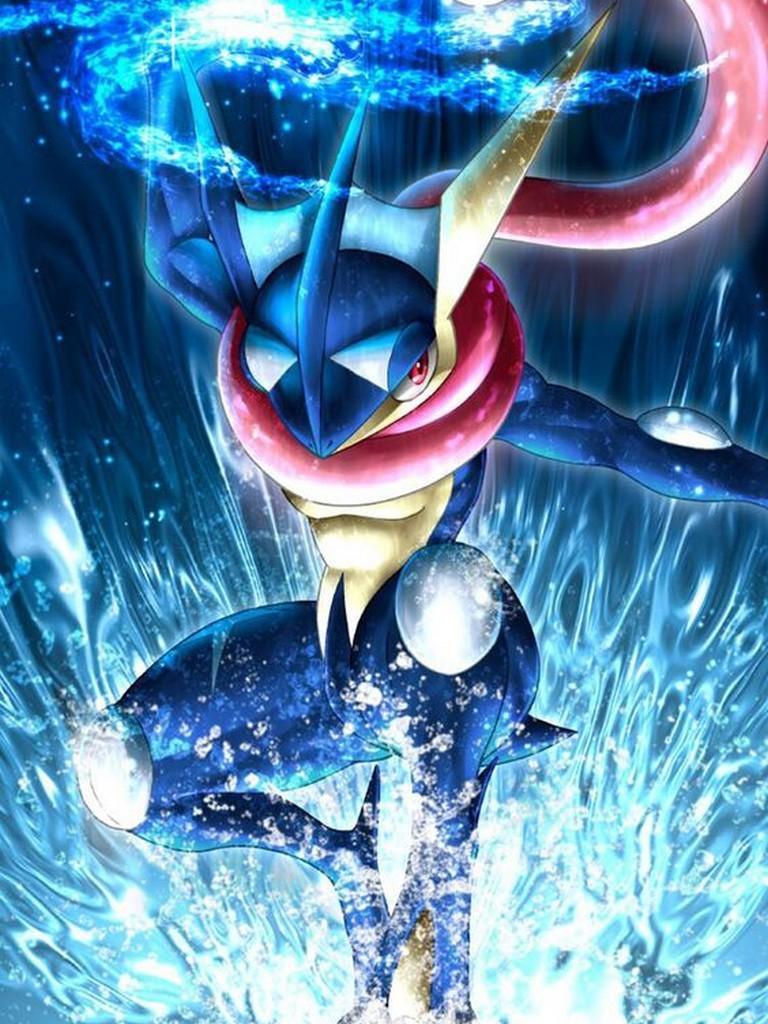Ash Greninja Pokémon, 768x1024 Full HD Verticale, iPhone