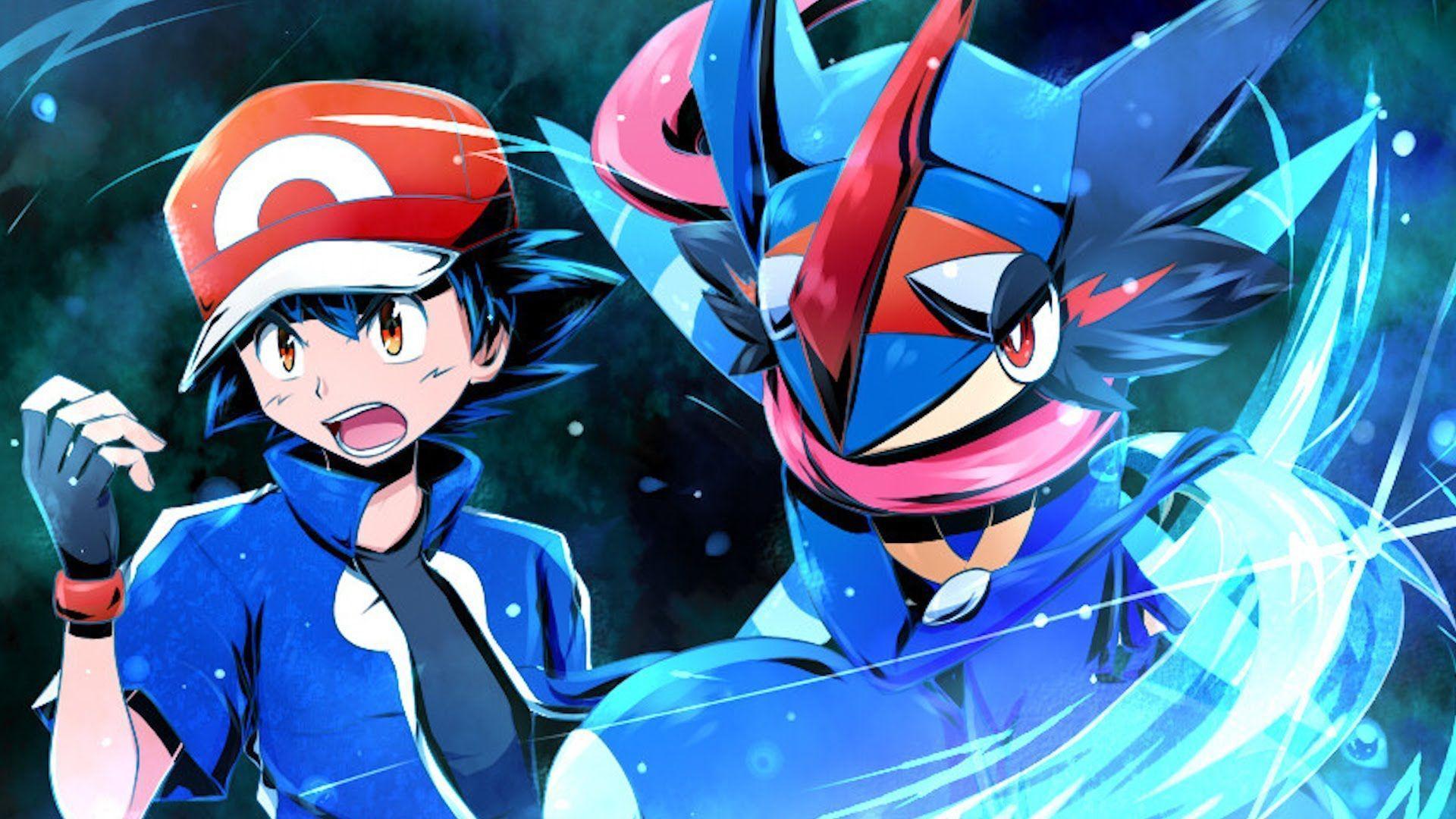 Ash e Greninja Pokémon, 1920x1080 Full HD, PC Desktop