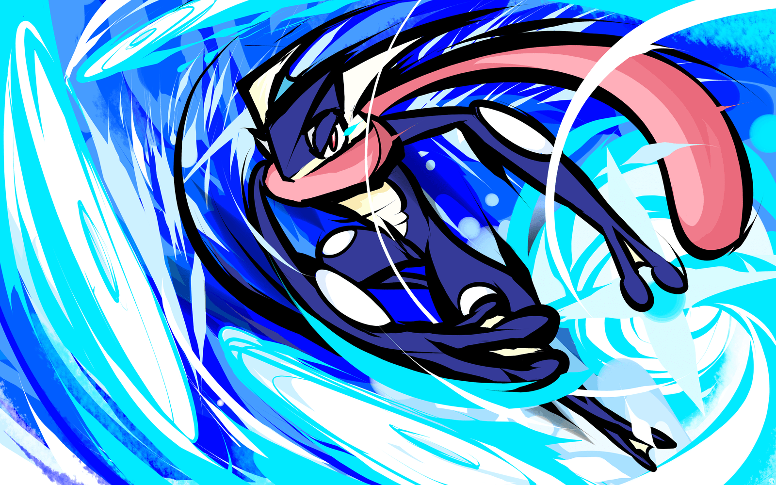 Ash Greninja Pokemon, Nintendo, 1600x1000 900p, Desktop