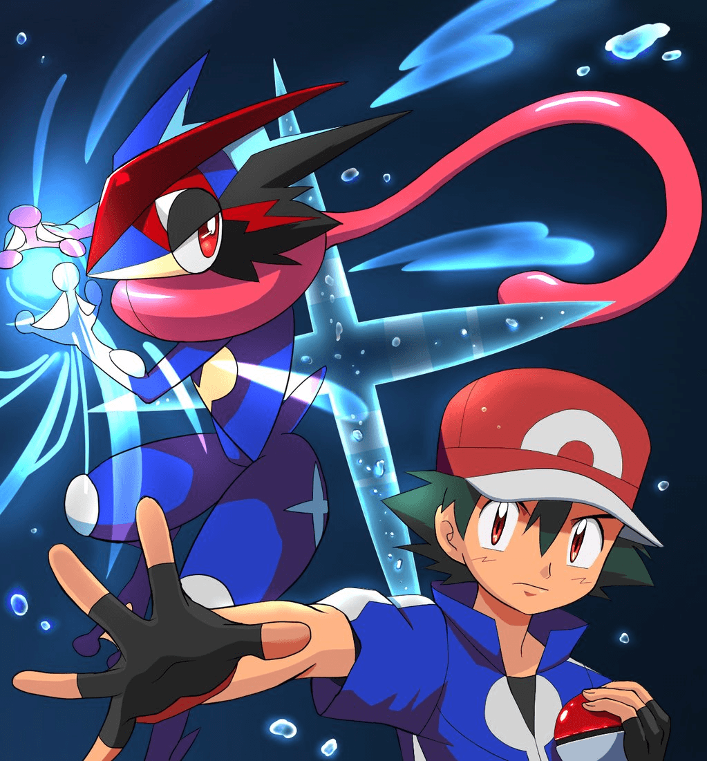 Ash Greninja Pokemon, creature tascabili, 1023x1101 Full HD Verticale, iPhone