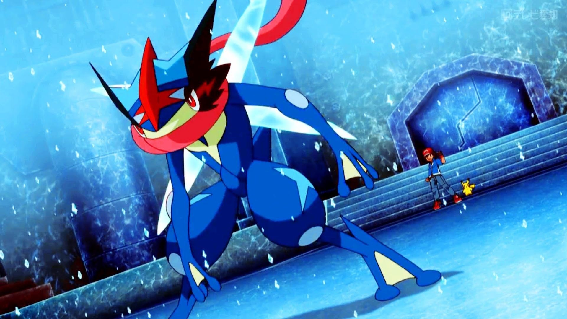 Ash Greninja Pokemon, Nintendo, 1920x1080 Full HD, Laptop
