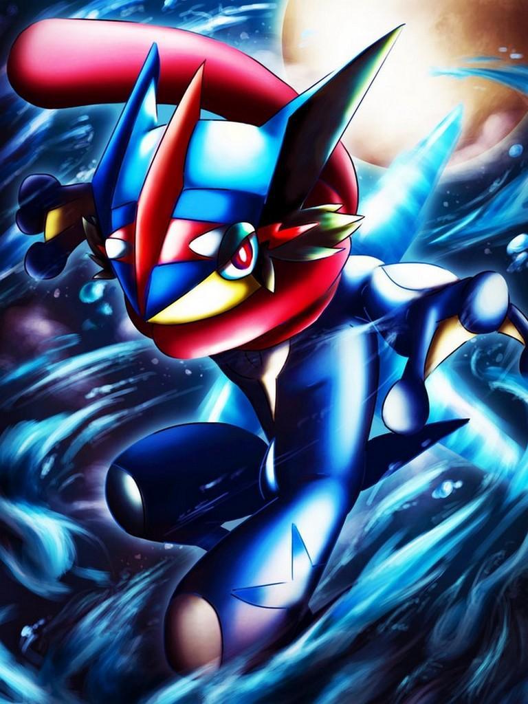 Ash Greninja Pokémon, 768x1024 Verticale, OnePlus