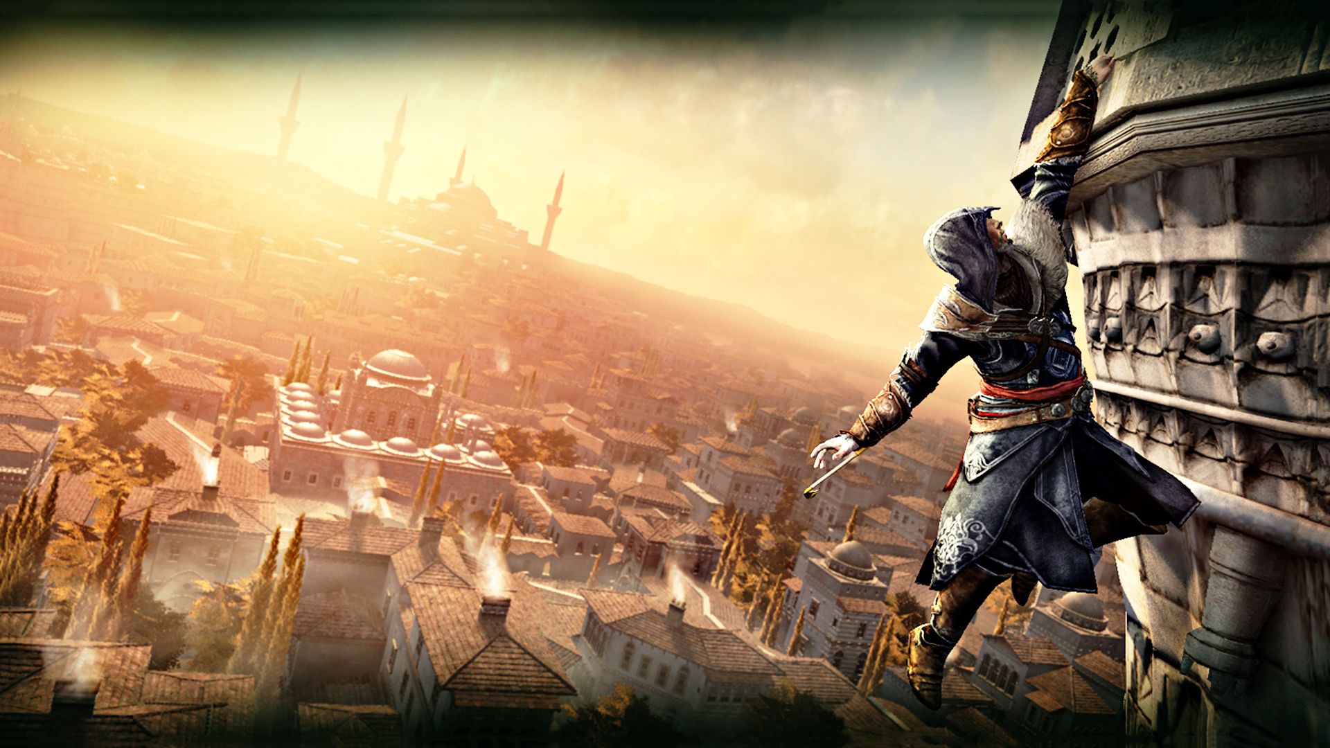 Assassin's Creed, città vista dall'alto, 1920x1080 Full HD, PC Desktop