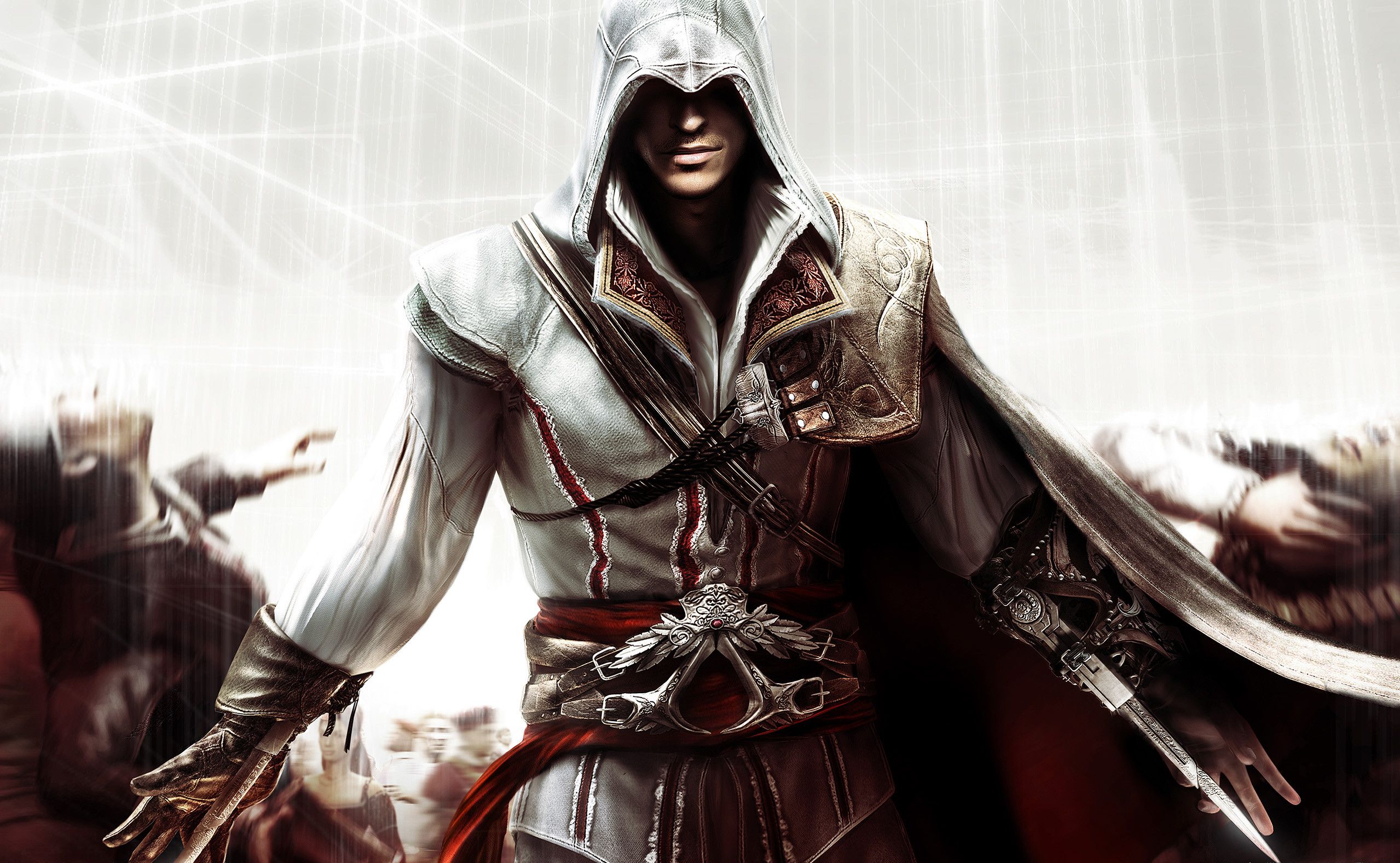Ezio Auditore, Assassin's Creed 2, 2558x1576 alta risoluzione, Desktop