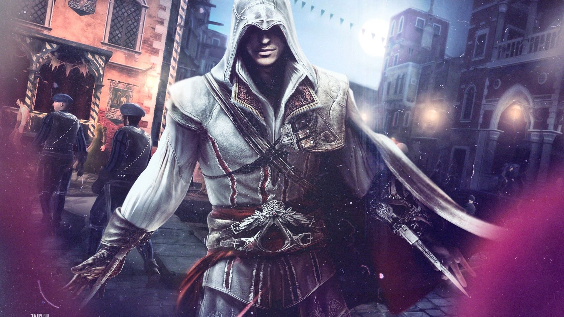 Ezio Auditore, Assassin's Creed 2, Ubisoft, 1920x1080 Full HD 1080p, PC