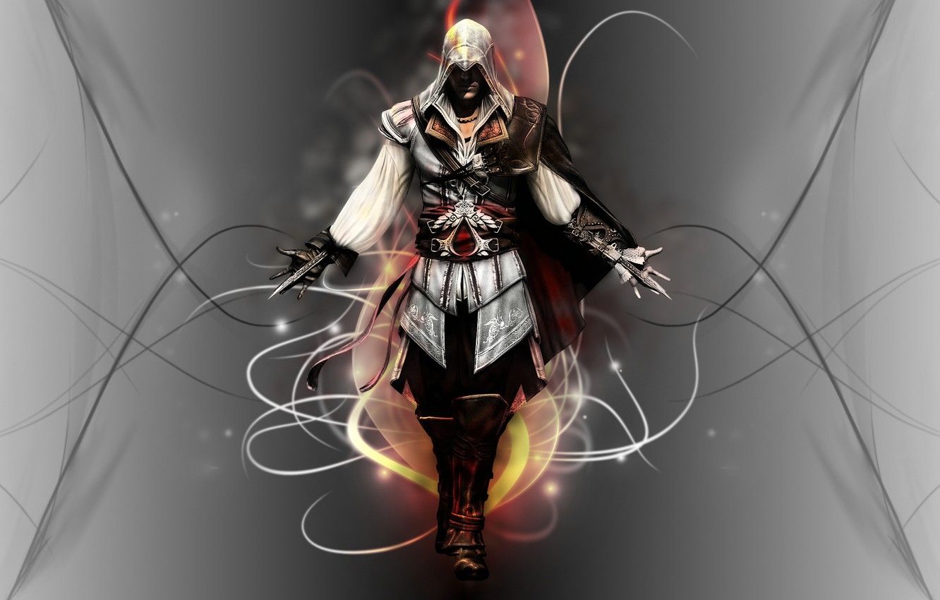 Ezio Auditore, Assassin's Creed 2, 1332x850 720p, Laptop