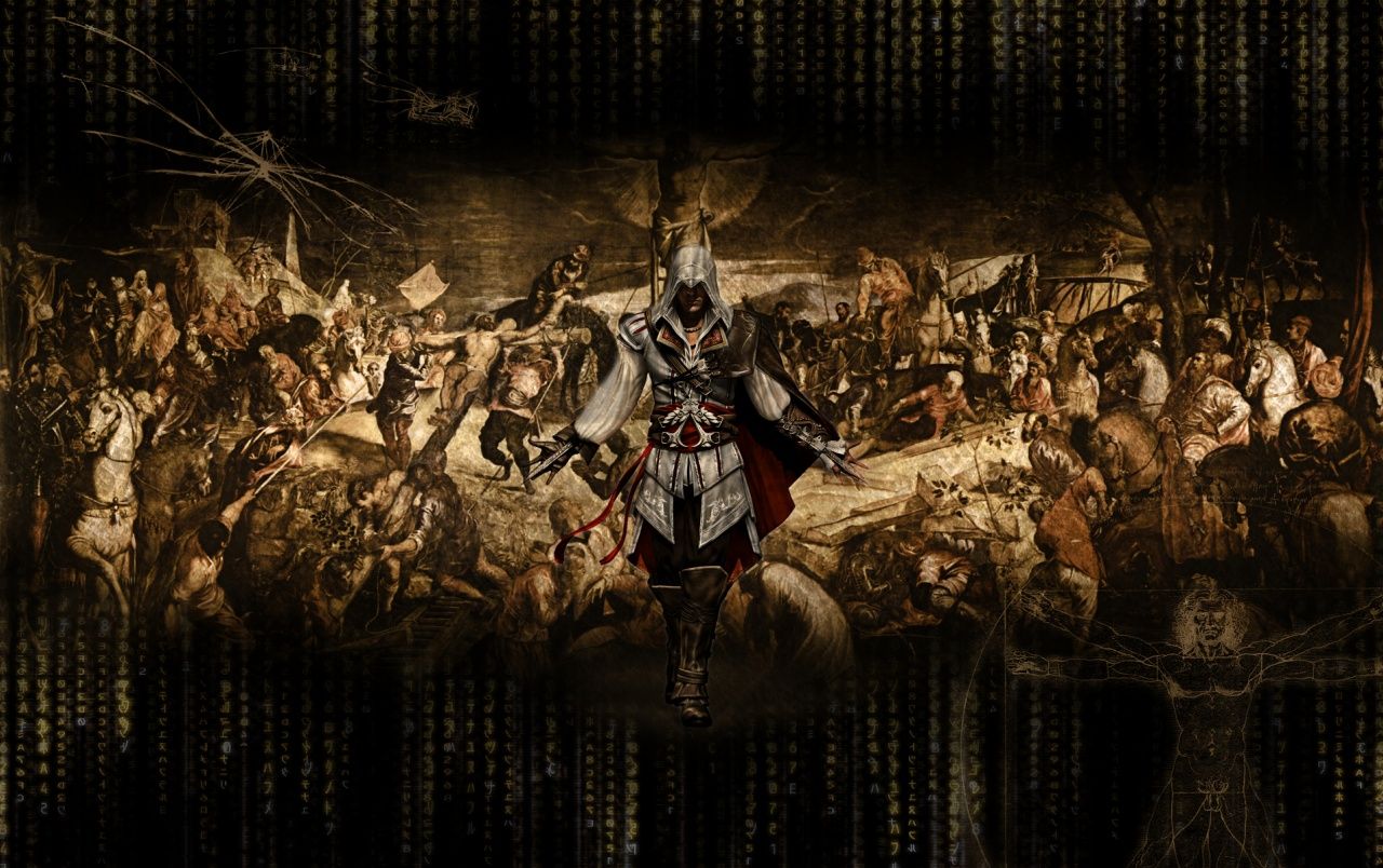 Ezio Assassin's Creed 2 battaglia, 1280x804 HD, Desktop