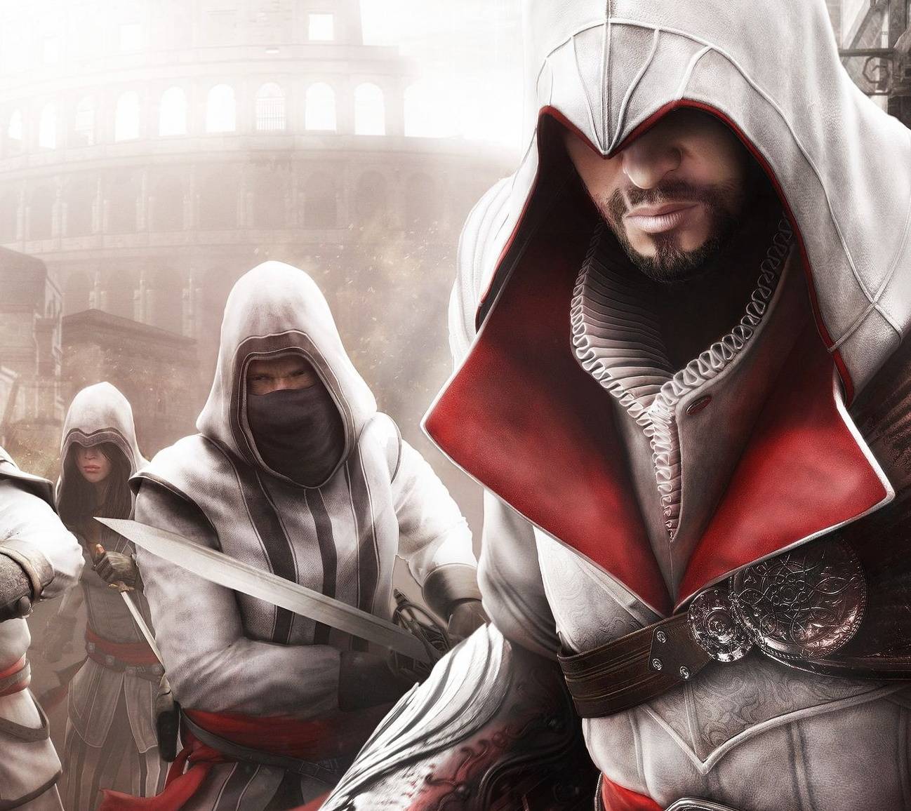 Ezio Auditore, Assassin's Creed 2, 1298x1156 720p, PC