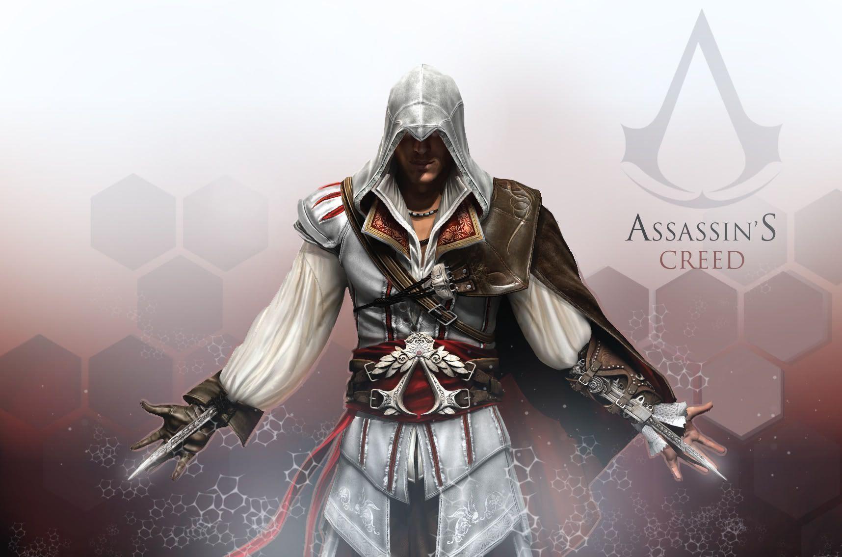 Ezio Auditore, Assassin's Creed 2, Rinascimento, 1716x1135 HD, Desktop