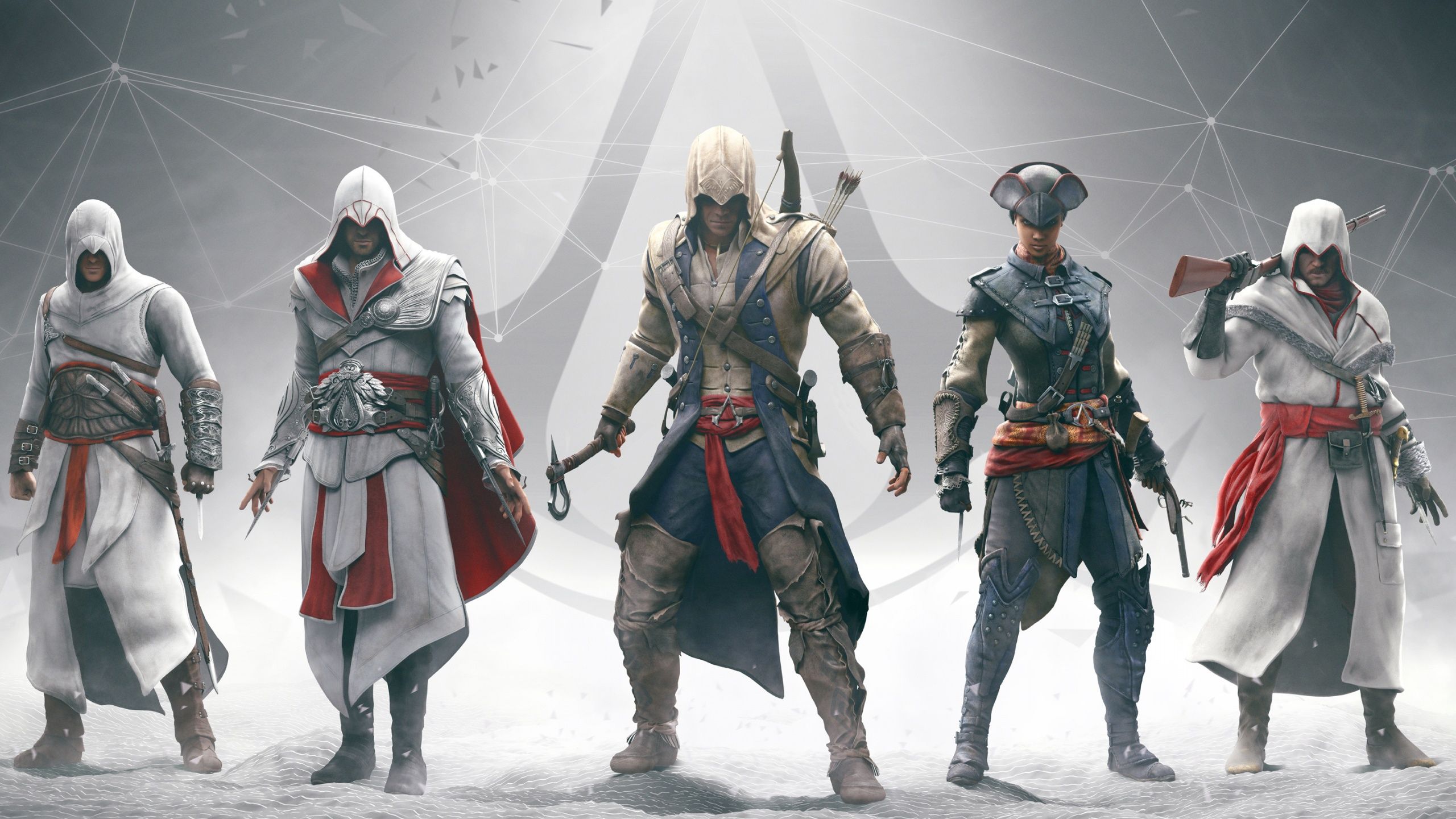 Assassin's Creed personaggi gruppo, 2560x1440 1440p, Monitor Gaming