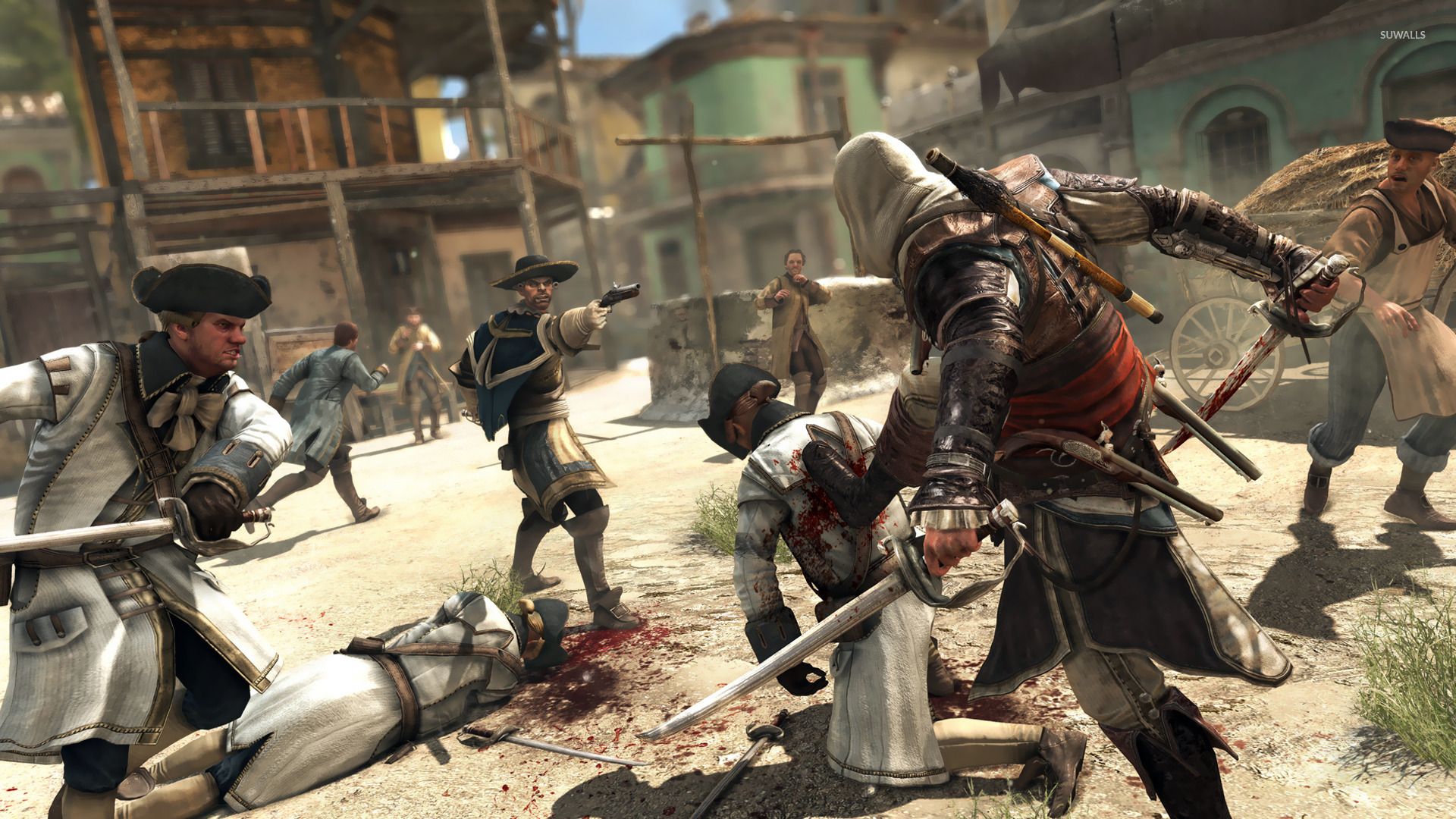 Assassin's Creed IV combattimento pirata, 1920x1080 1080p, Desktop