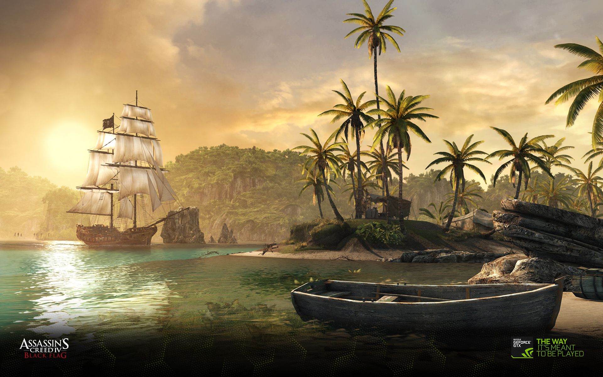 Assassin's Creed Black Flag nave pirata, 1920x1200 Full HD+, Desktop