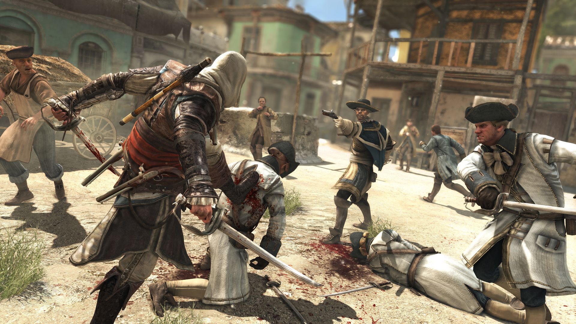 Assassin's Creed combattimento città, 1920x1080 Full HD, Desktop
