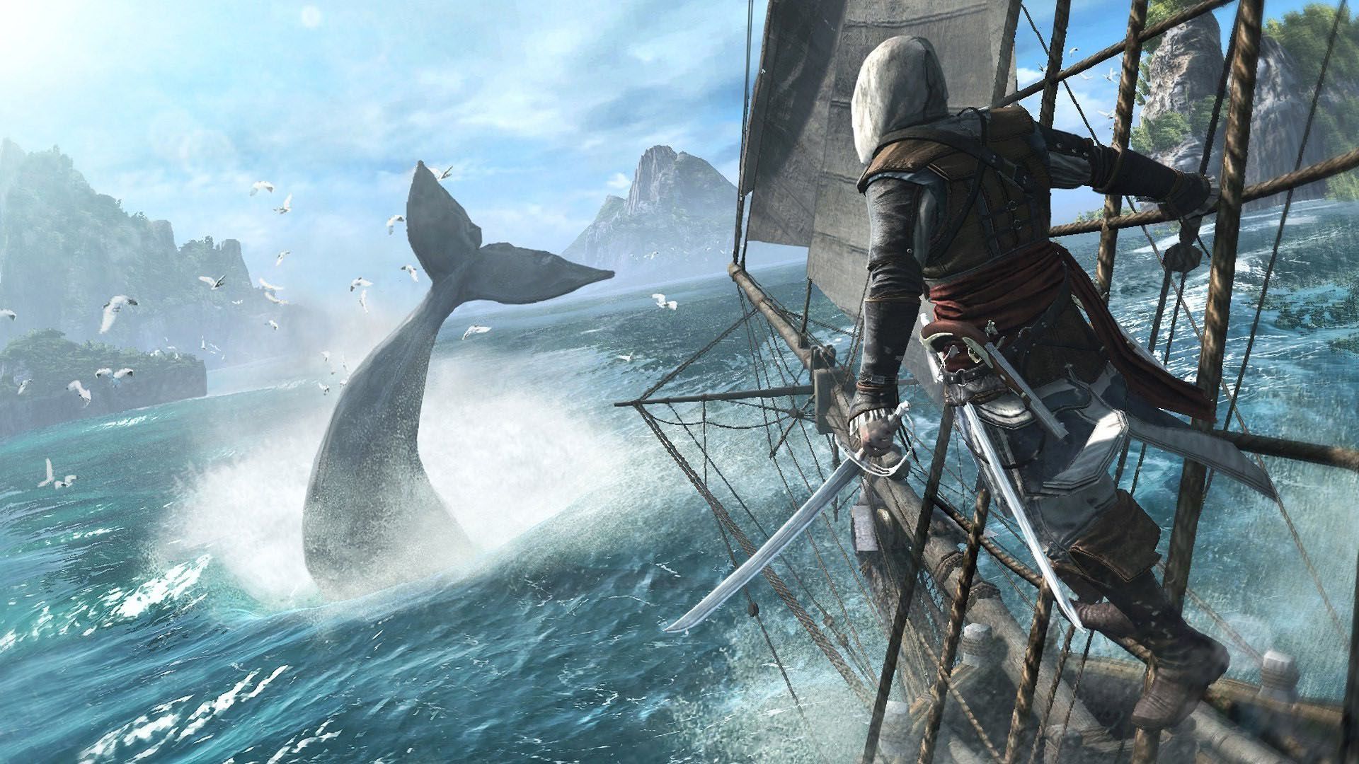 Assassin's Creed Black Flag nave, 1920x1080 Full HD, Laptop