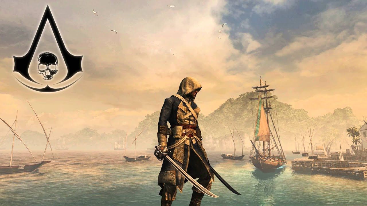 Assassin's Creed Black Flag pirata nave, 1280x720 720p, PC