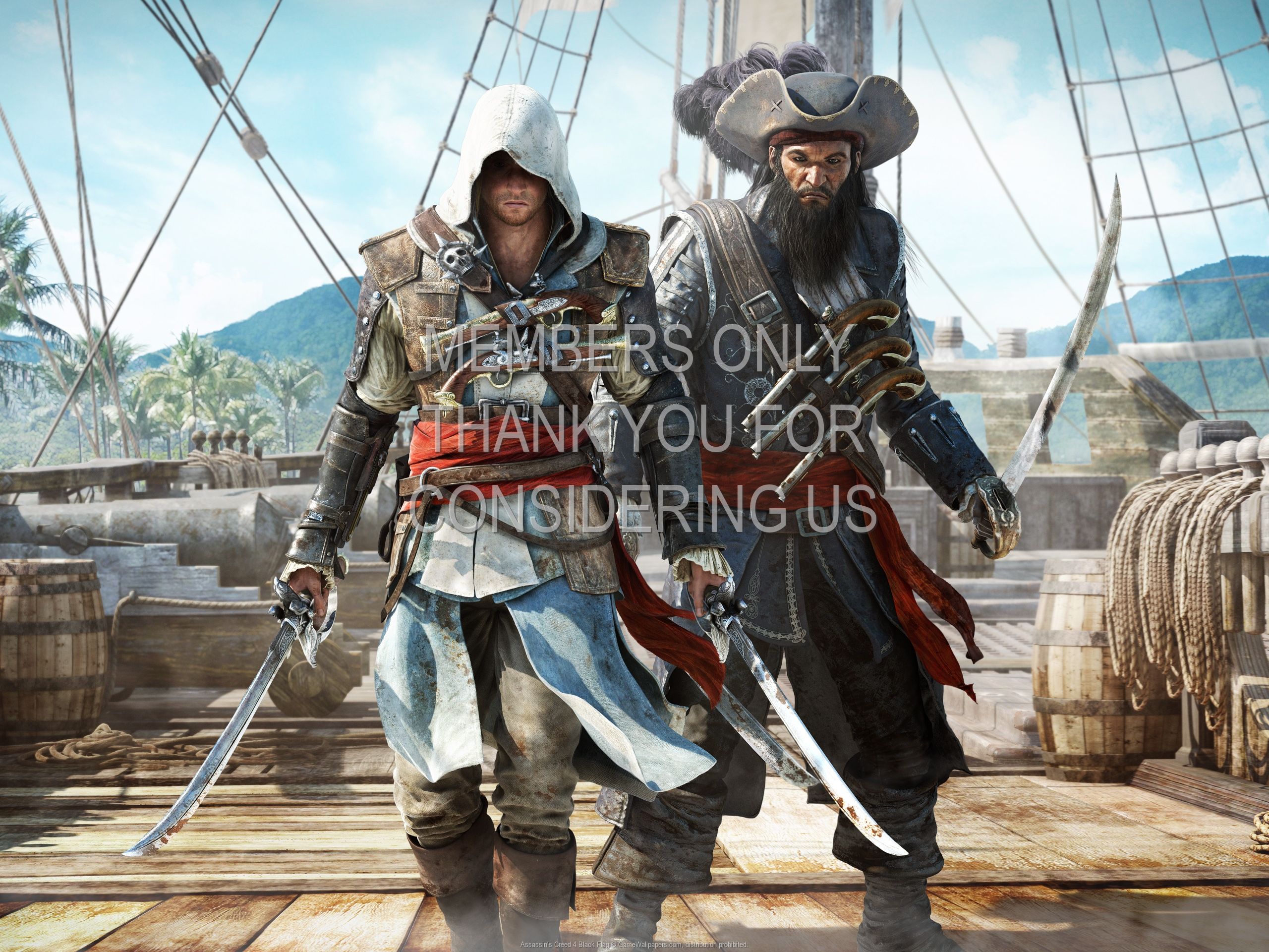 Assassin's Creed Black Flag pirati nave, 2560x1920 WQXGA, Monitor Gaming