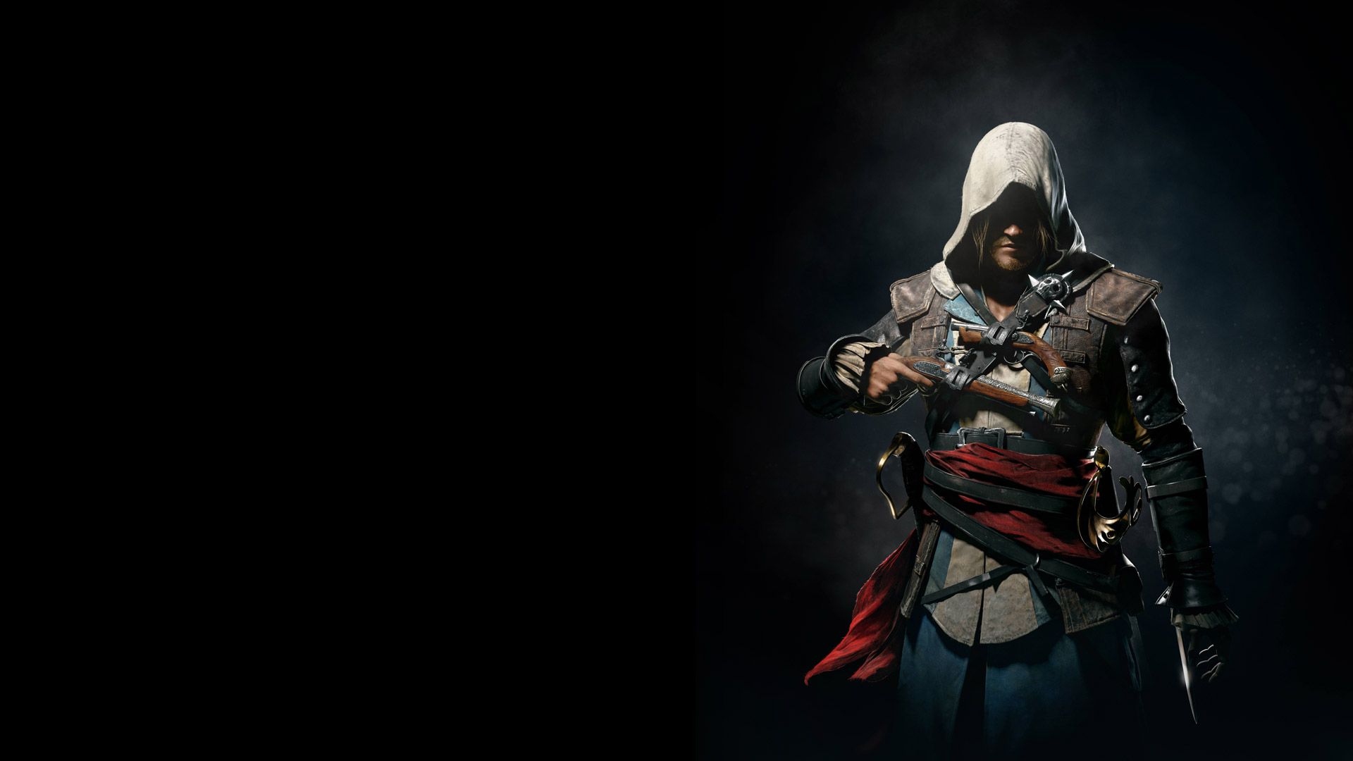 Assassino con cappuccio, sfondo scuro, 1920x1080 Full HD 1080p, Desktop