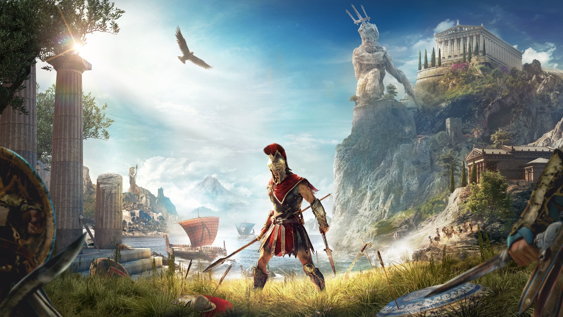 Assassin's Creed Odyssey guerriero greco, 1920x1080 Full HD, Laptop
