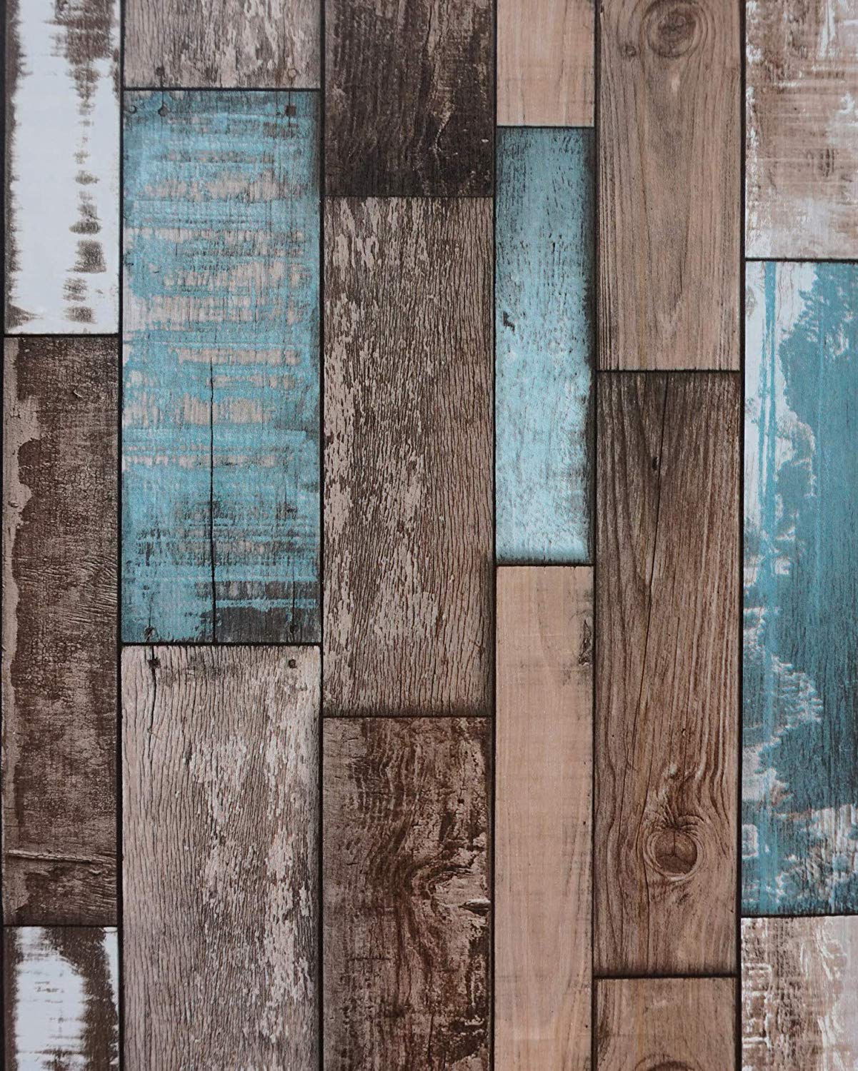 Assi di legno vintage marrone e turchese, 1201x1500 Full HD Verticale, iPhone