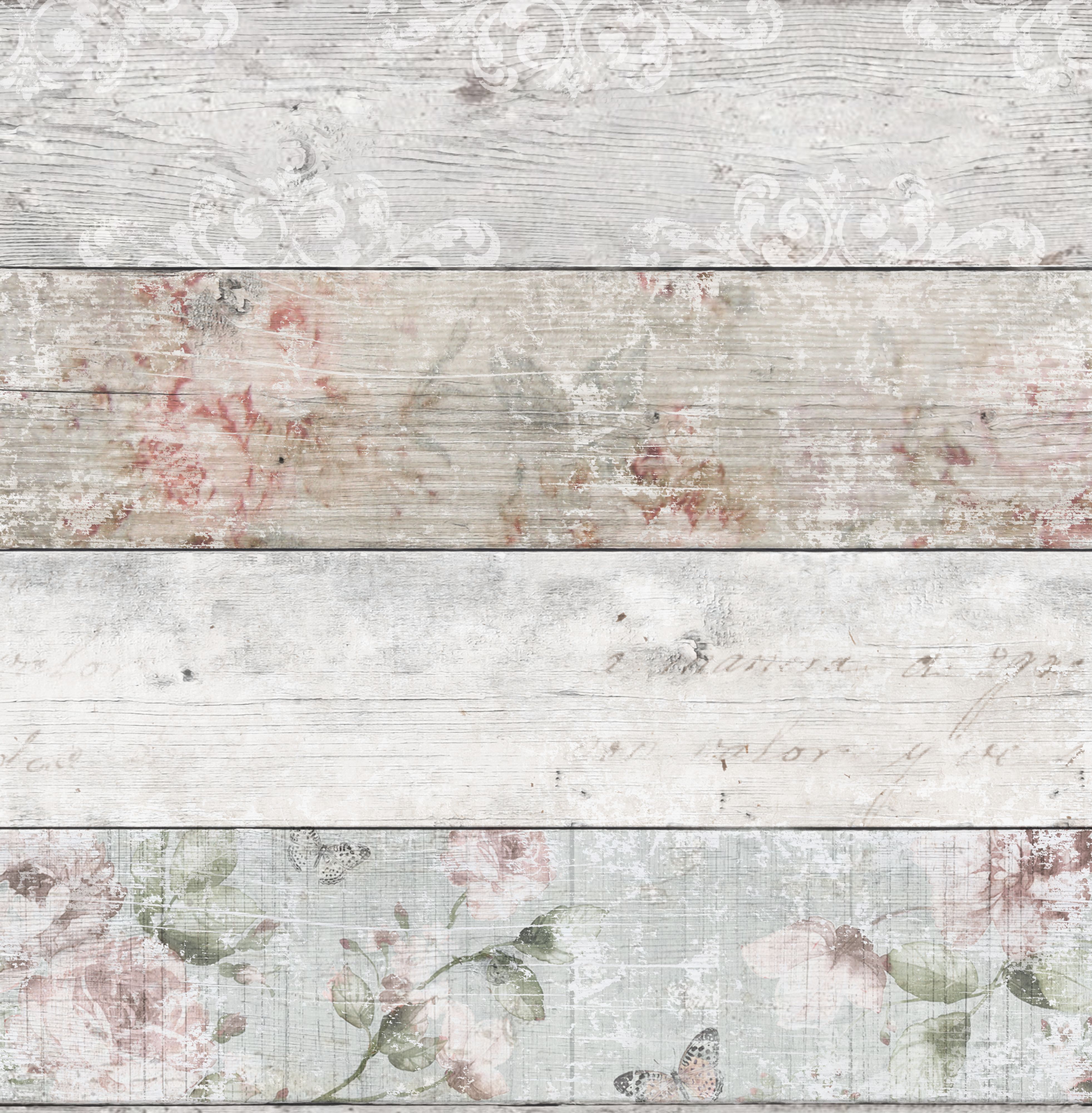 Assi legno floreale grigio rosa, 3925x4000 Full HD Verticale, iPhone