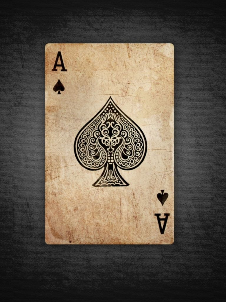 Asso di picche vintage, 768x1024 Full HD Verticale, Realme