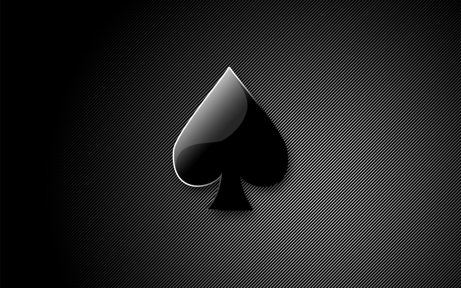 Asso di picche nero, 1920x1200 Full HD+, Desktop