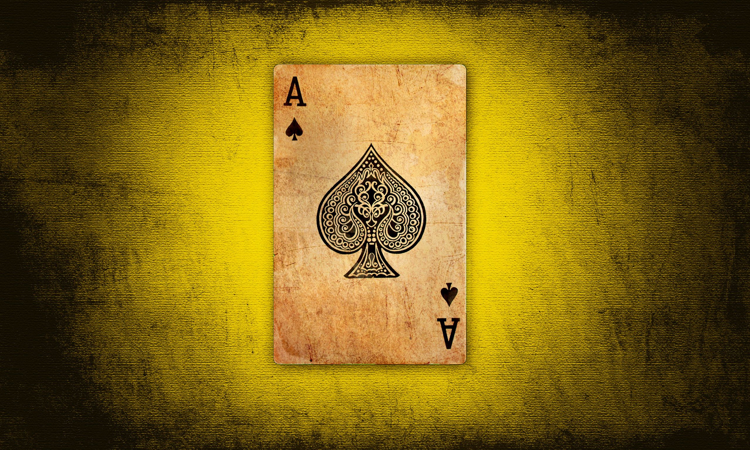 Asso di picche tra carte, 2816x2112 WQXGA, Desktop