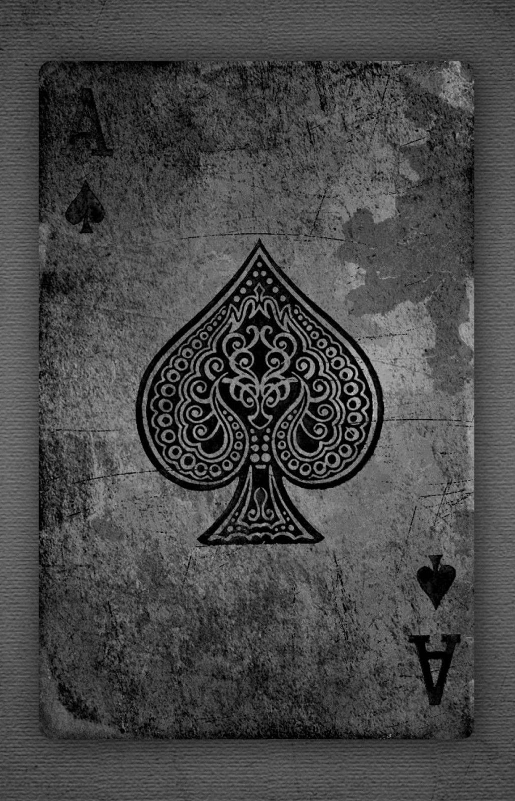 Asso di picche vintage grunge, 1029x1600 Full HD Verticale, Smartphone