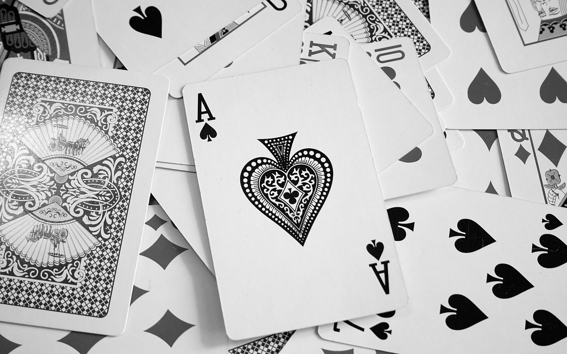 Asso di picche carte da gioco, 1920x1200 Full HD+, Desktop