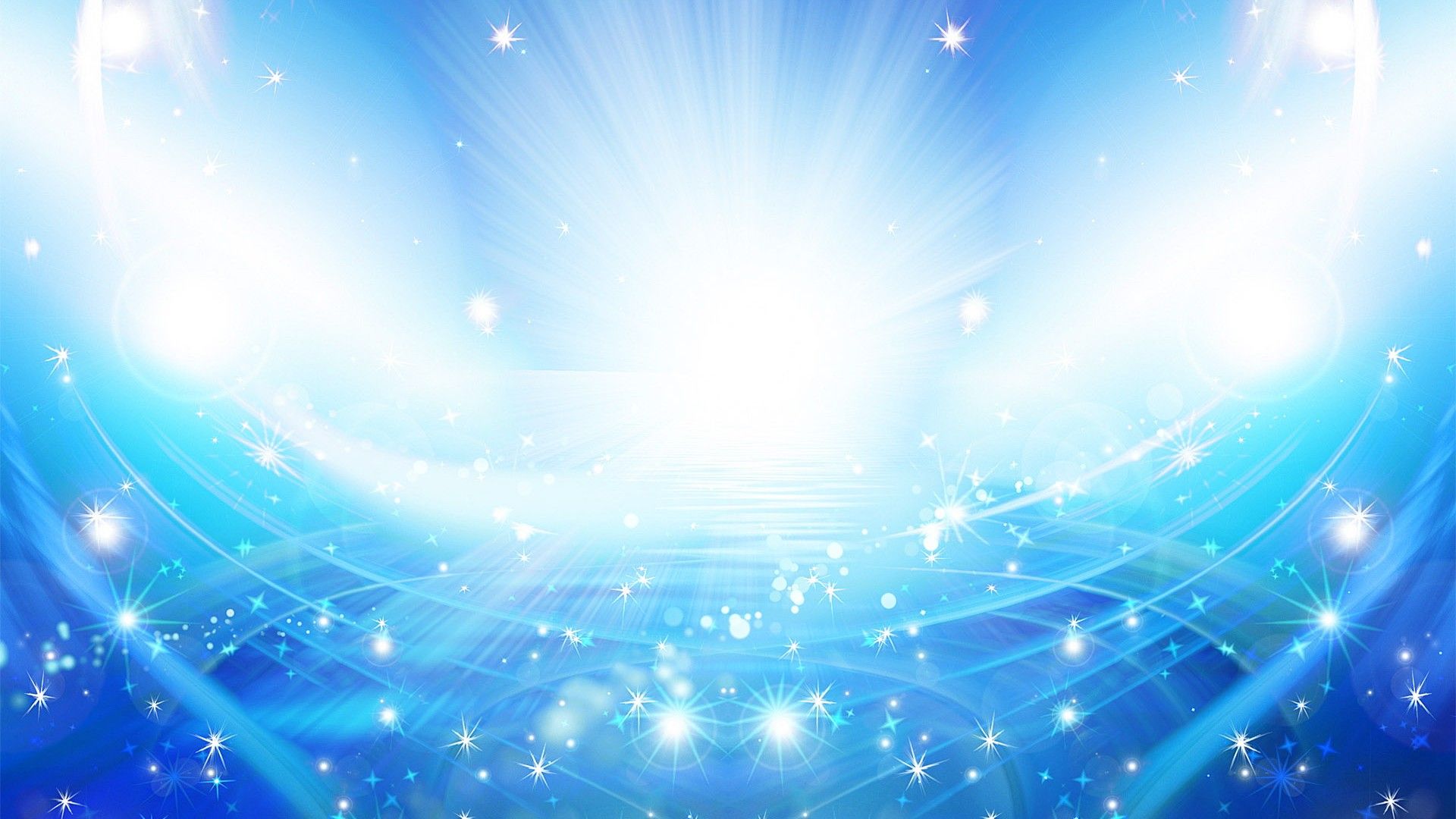 Astratto azzurro luci brillanti, 1920x1080 Full HD 1080p, Desktop