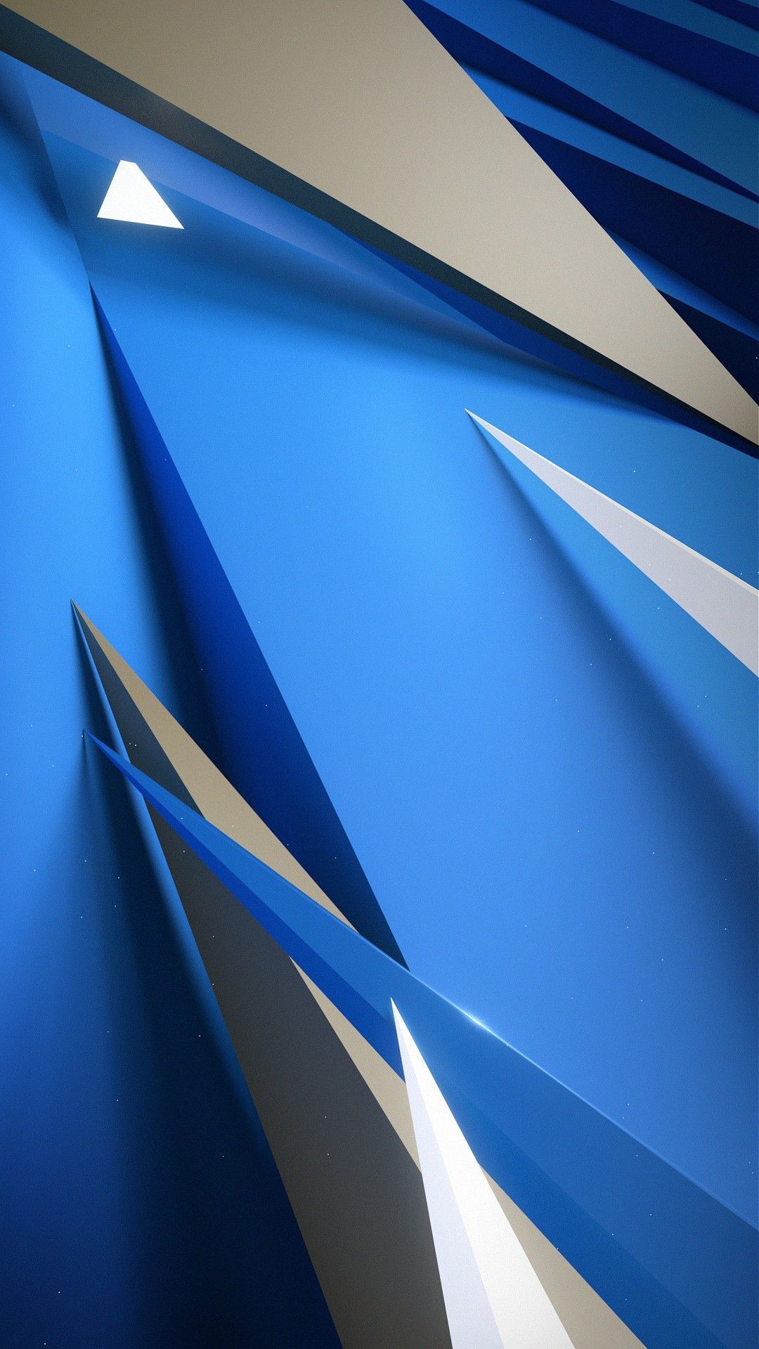 Forme geometriche astratte blu, 1080x1920 Full HD Verticale, iPhone