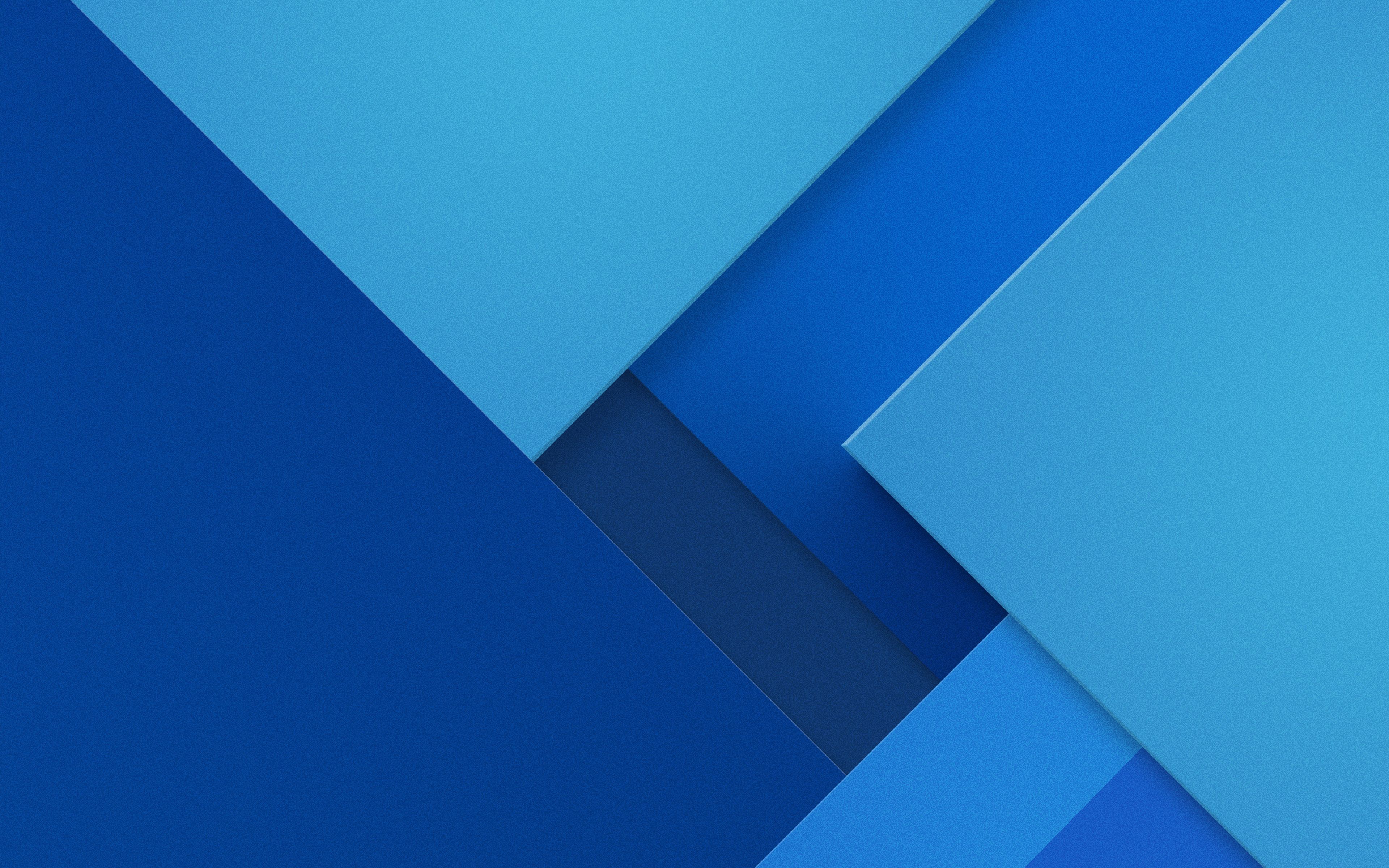 Forme geometriche astratte blu, 3840x2400 Ultra HD, 4K TV