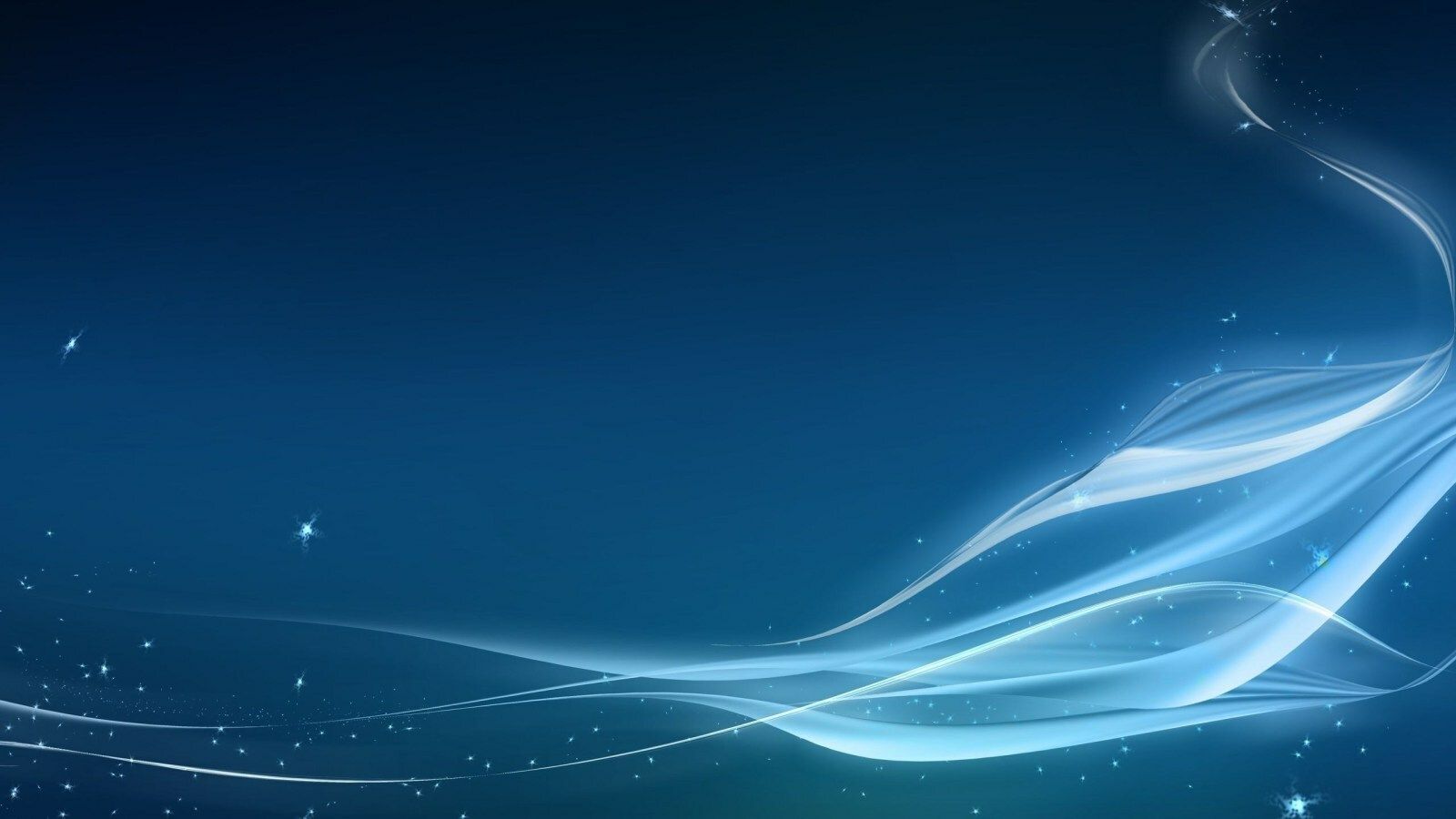 Onde astratte luminose blu, 1600x900 HD Ready, Laptop