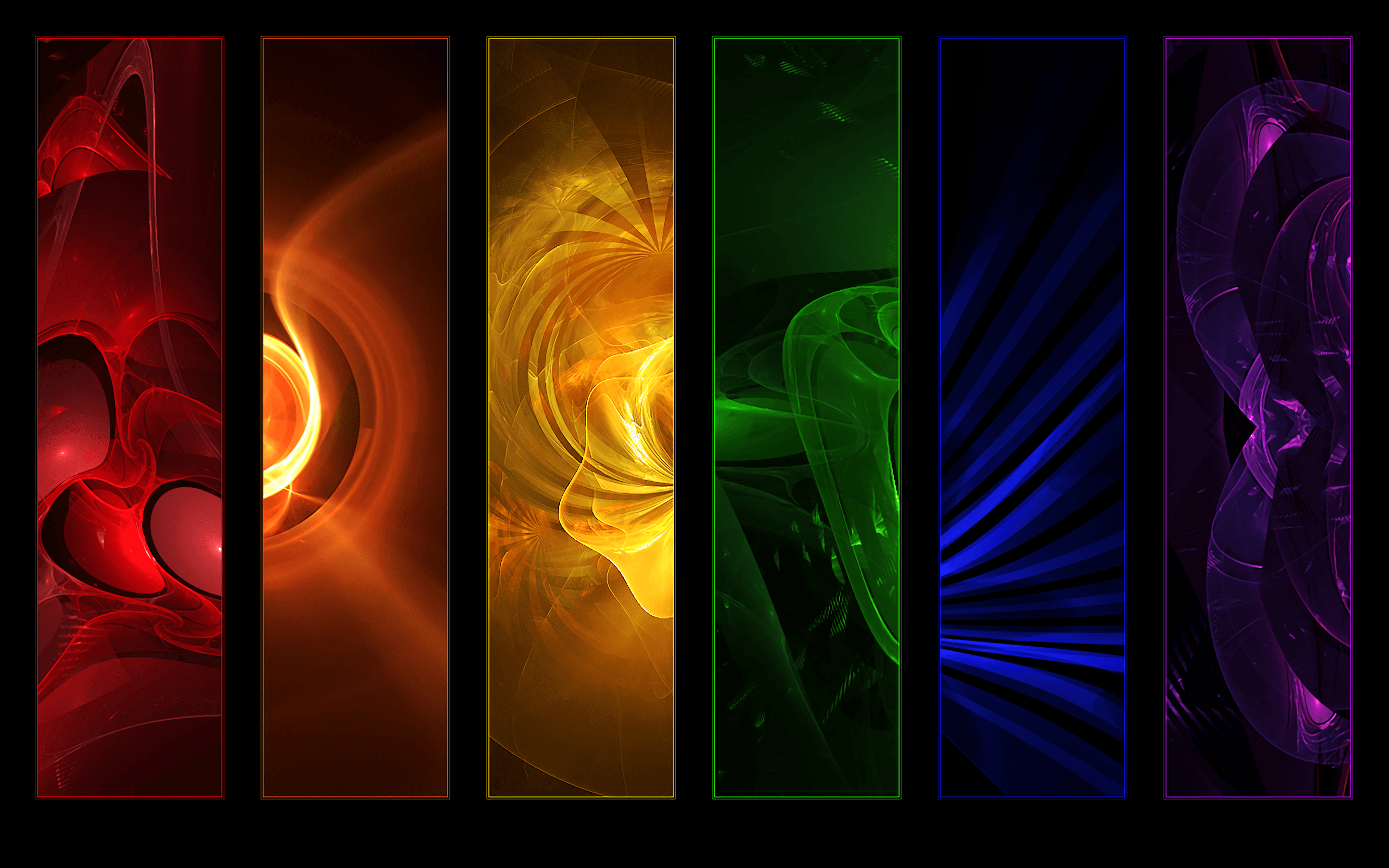 Pannelli astratti multicolore luminosi, 2560x1600 WQXGA, MacBook Pro