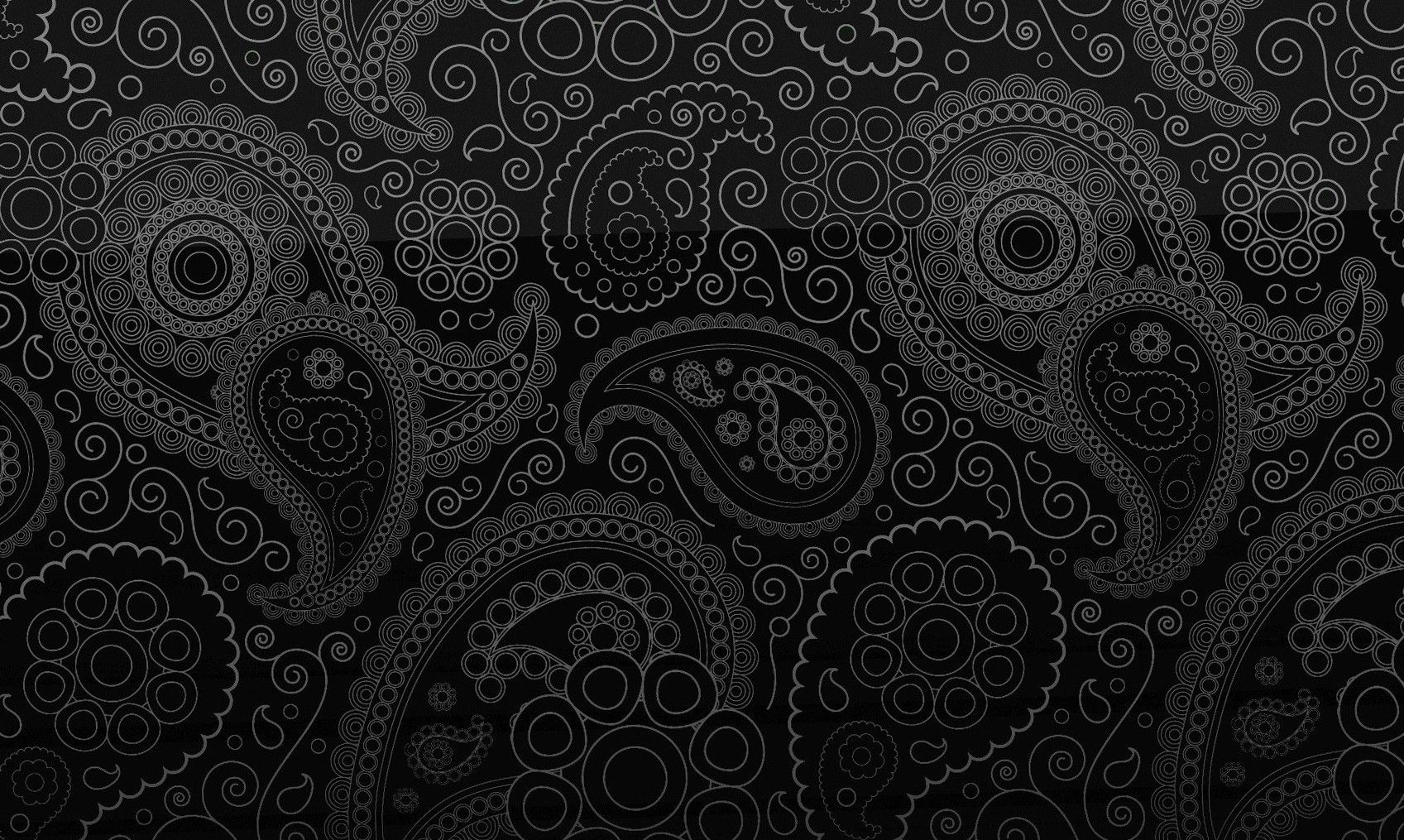 Motivo paisley scuro geometrico, 1697x1015 HD, Laptop