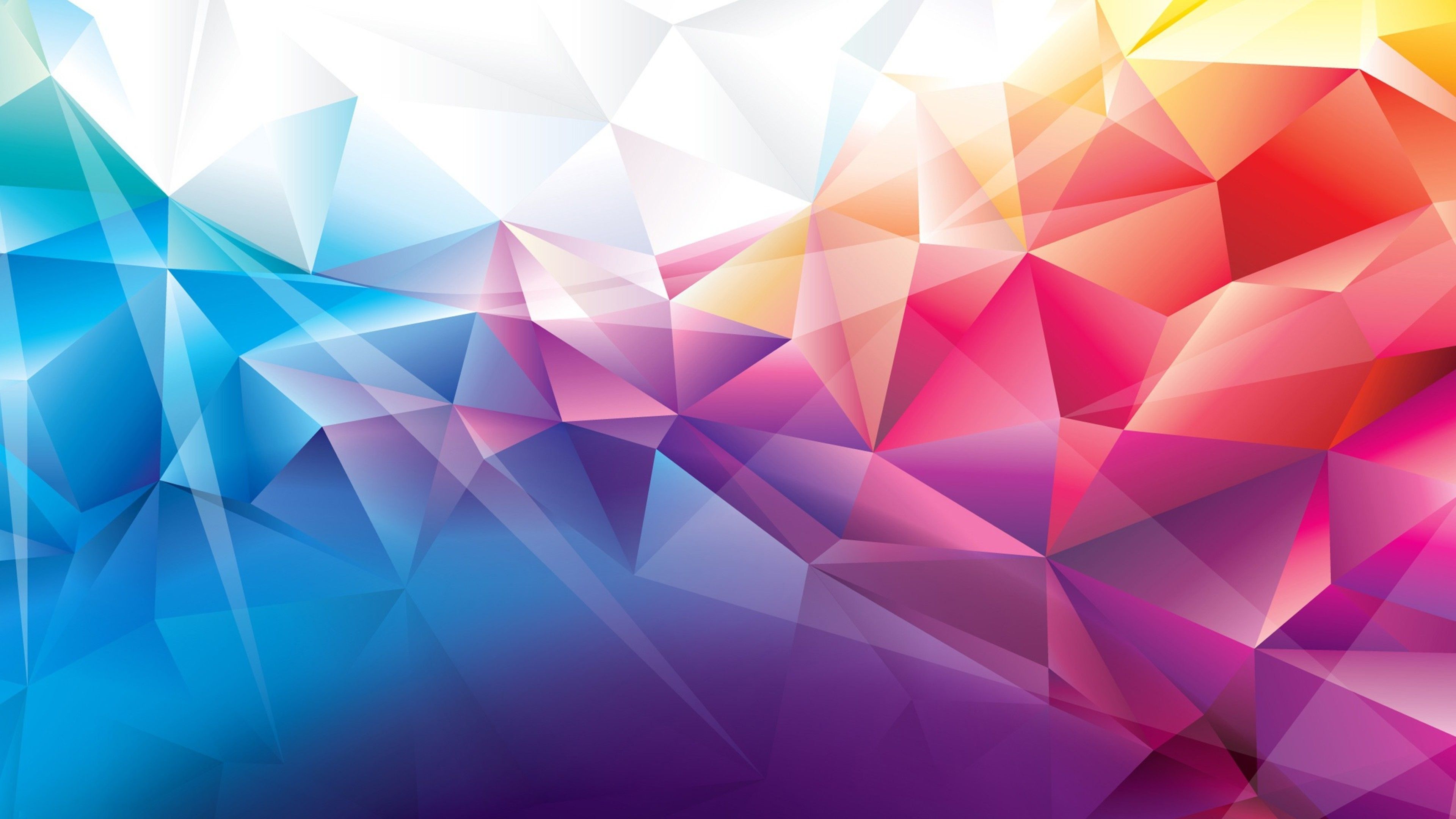 Poligoni astratti colorati, 3840x2160 Ultra HD, 4K TV
