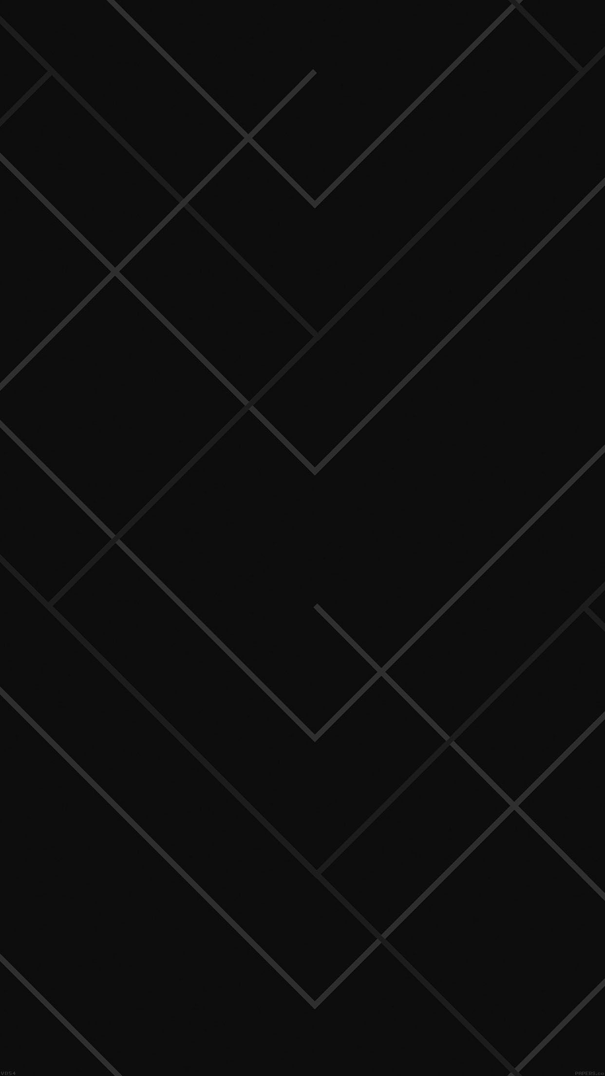 Linee geometriche nere astratte, 1242x2208 Verticale, iPhone Pro Max