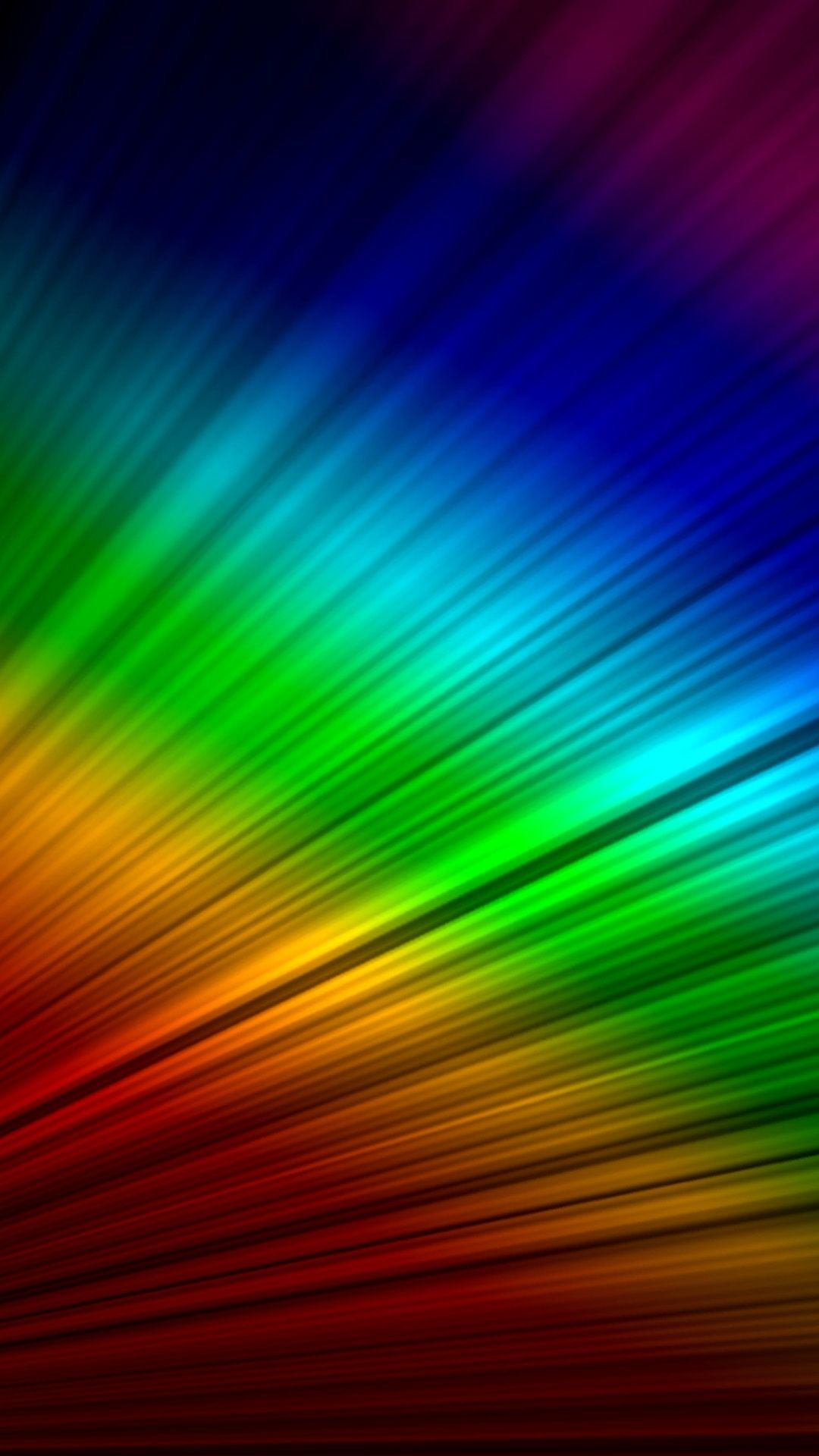Raggi luminosi arcobaleno astratti, 1080x1920 Verticale, Mobile