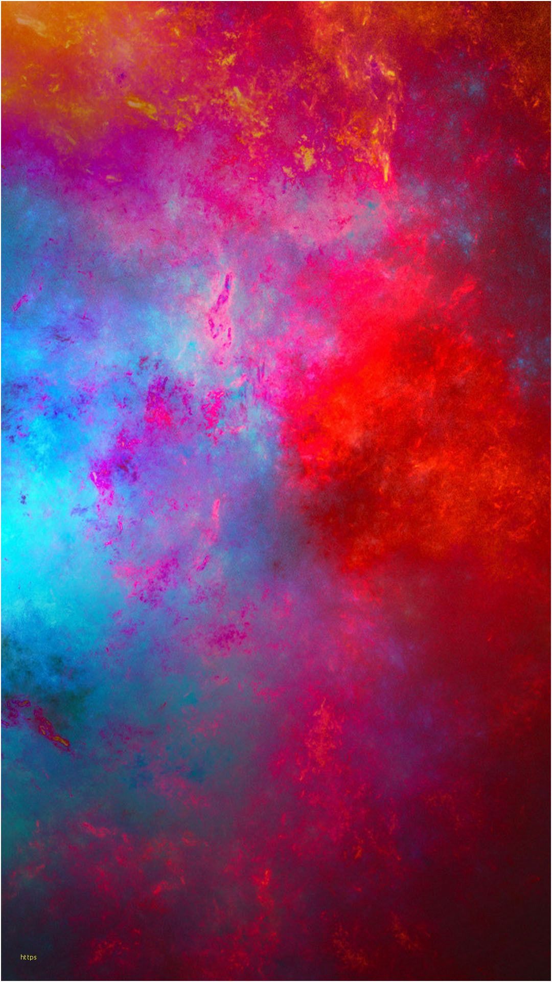 Astratto nebuloso rosso e blu, 1080x1920 Verticale, Mobile