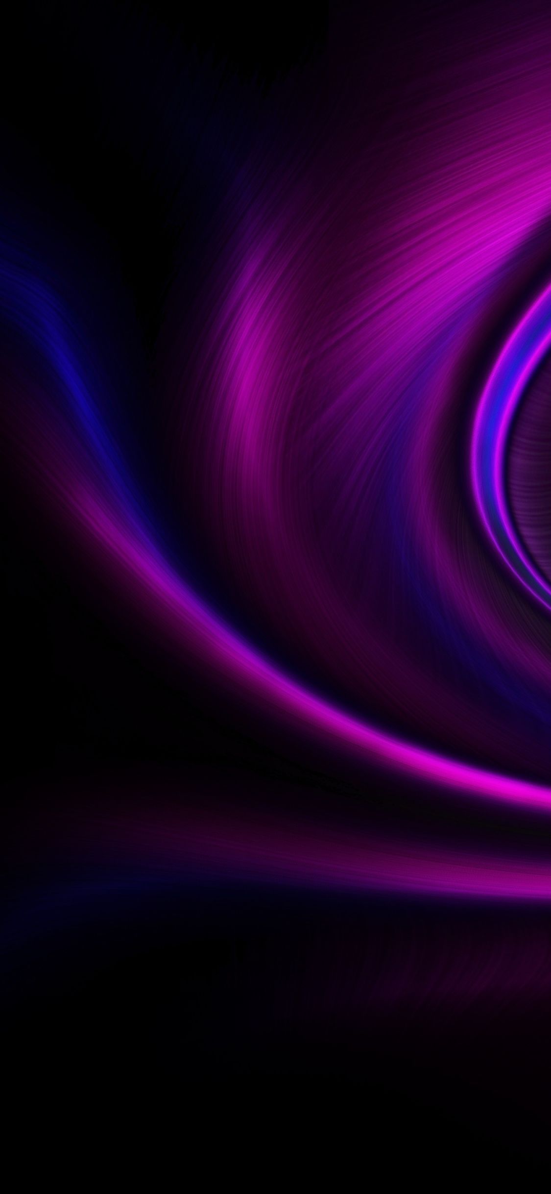 Onde astratte viola e blu, 1125x2436 Full HD Verticale, iPhone