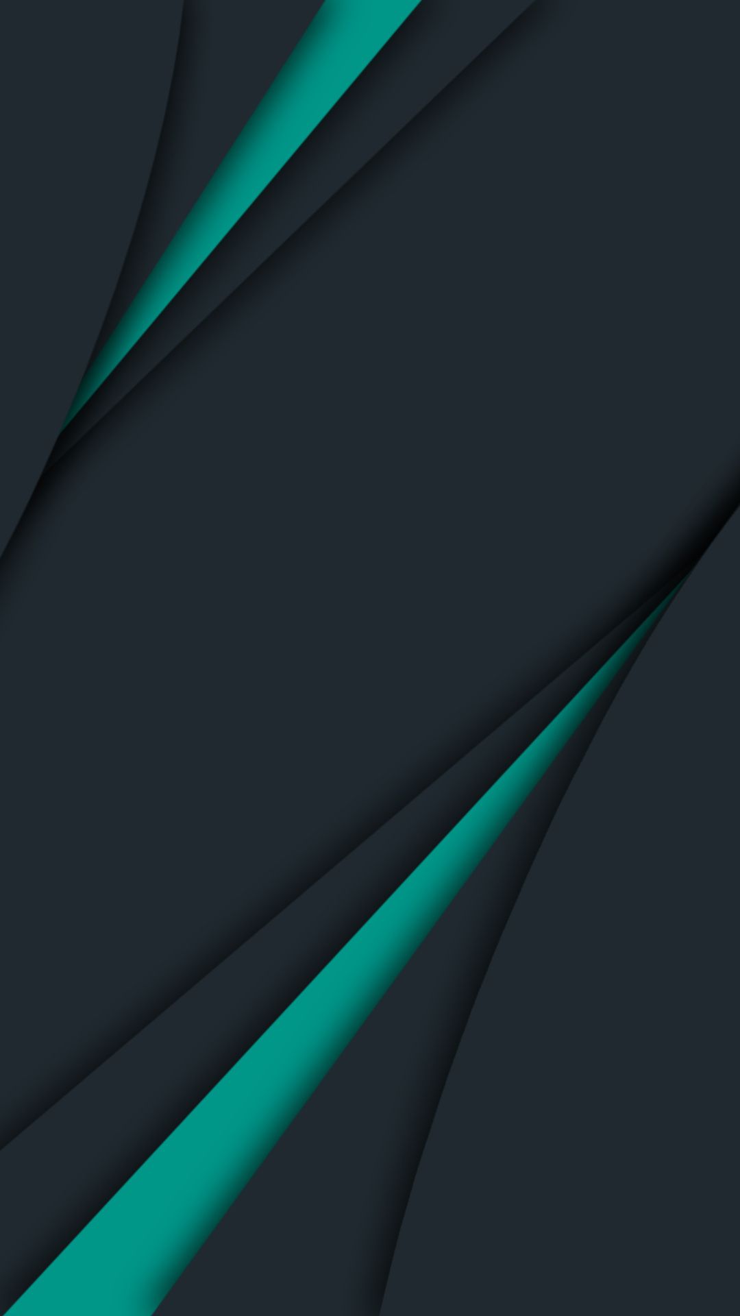 Forme astratte nero e turchese, 1080x1920 Verticale, Mobile