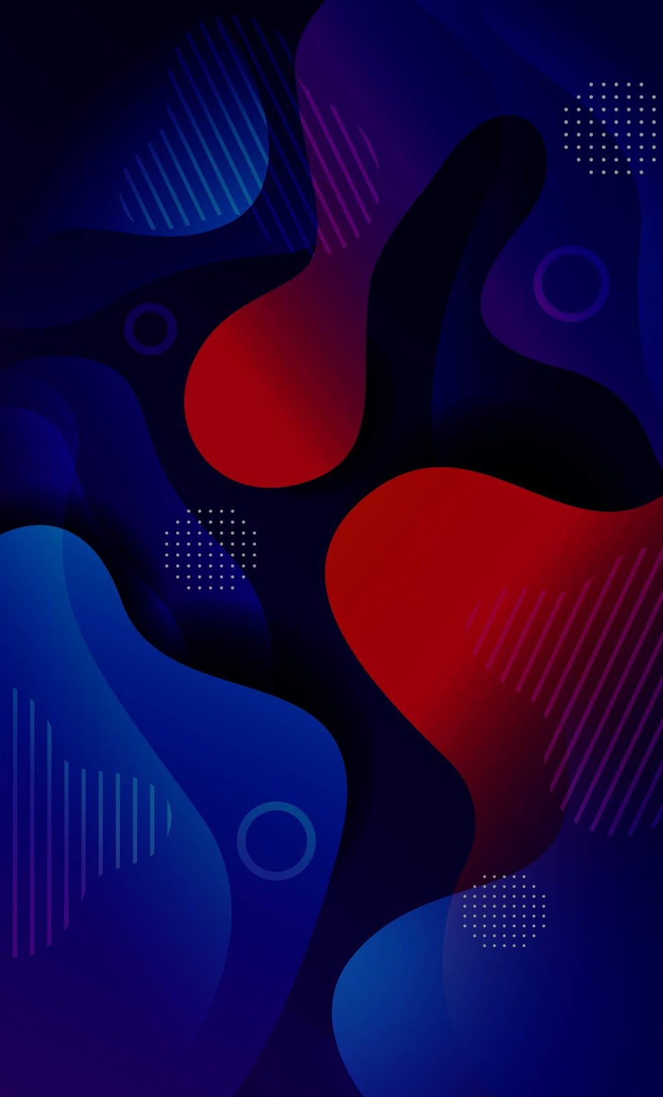 Forme astratte blu e rosso, 967x1600 Verticale, Mobile