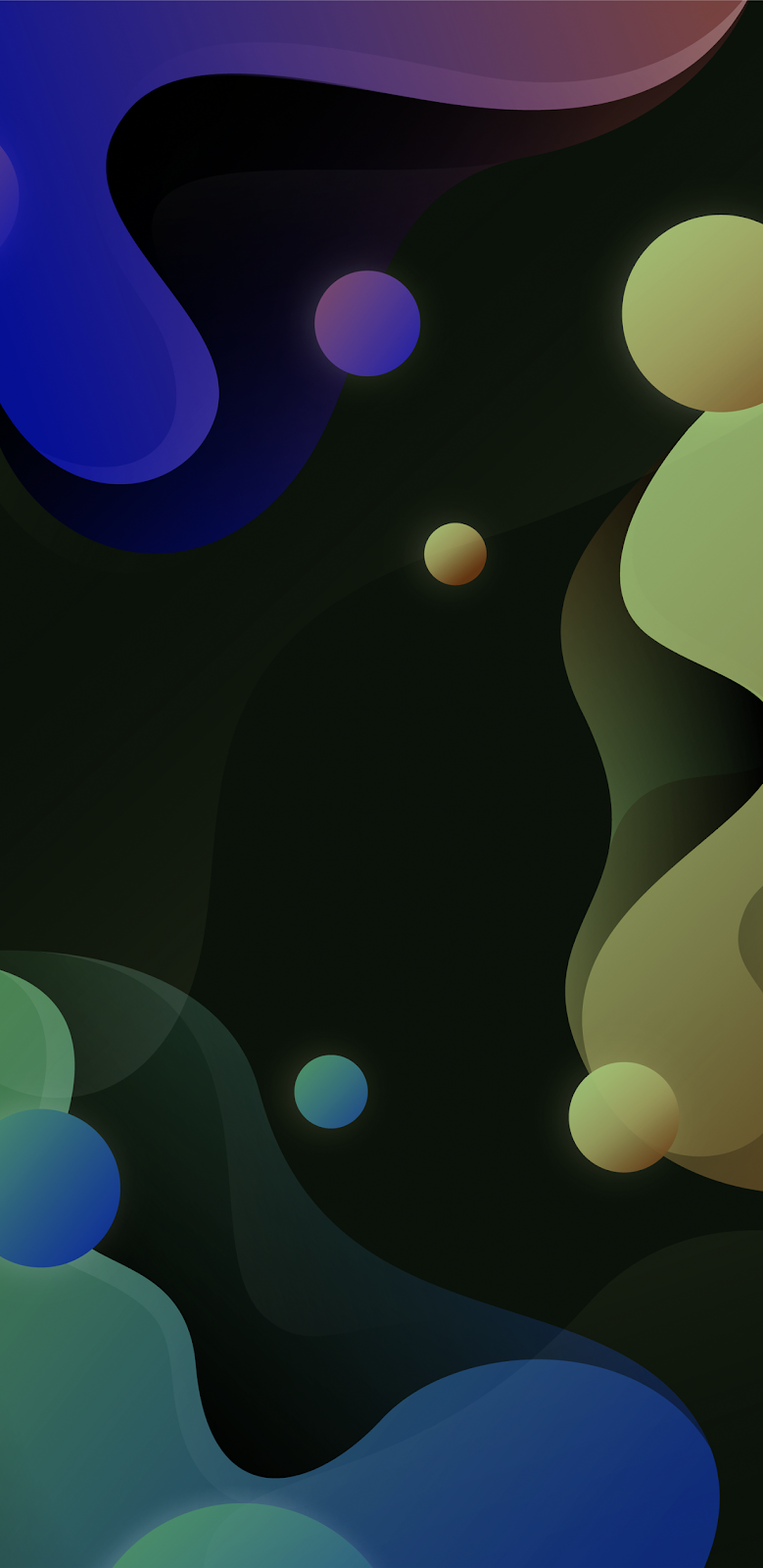 Forme astratte fluide colorate, 779x1600 Full HD Verticale, iPhone