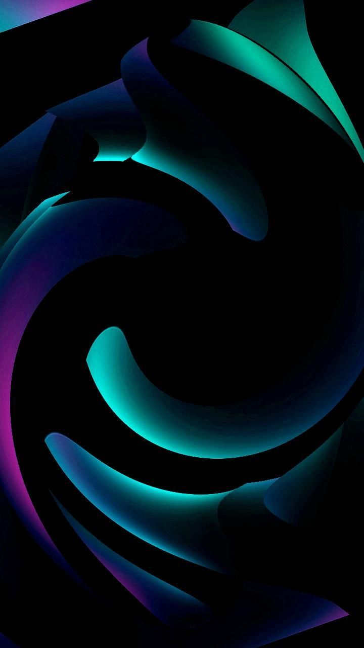 Spirale astratta blu-viola scuro, 720x1280 Verticale, Telefono