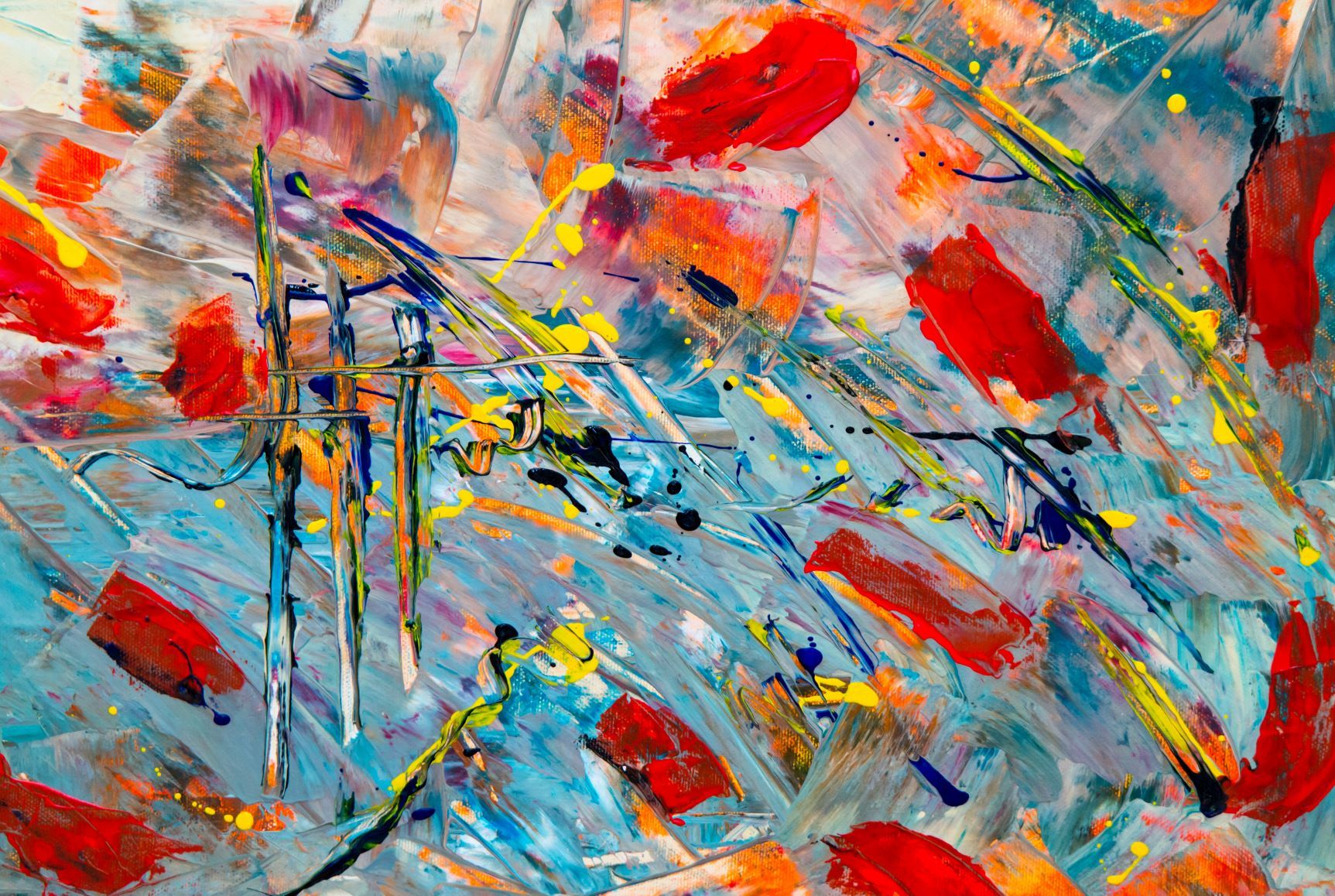 Pittura astratta papaveri rossi, 1725x1158 HD Ready, Desktop