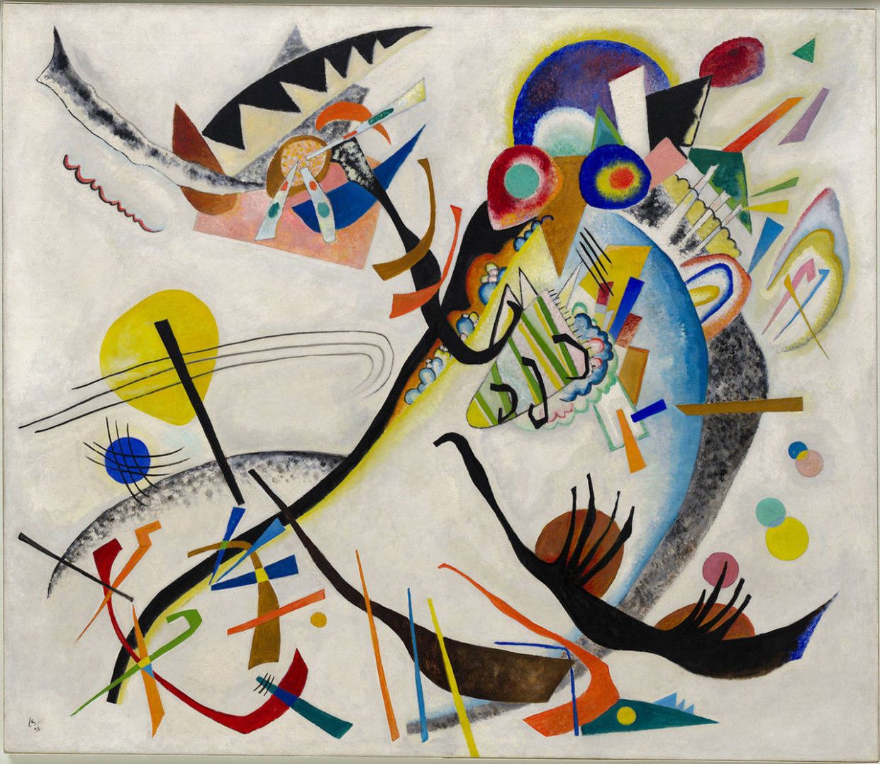 Dipinto astratto colorato Kandinsky, 1241x1077 HD, Desktop
