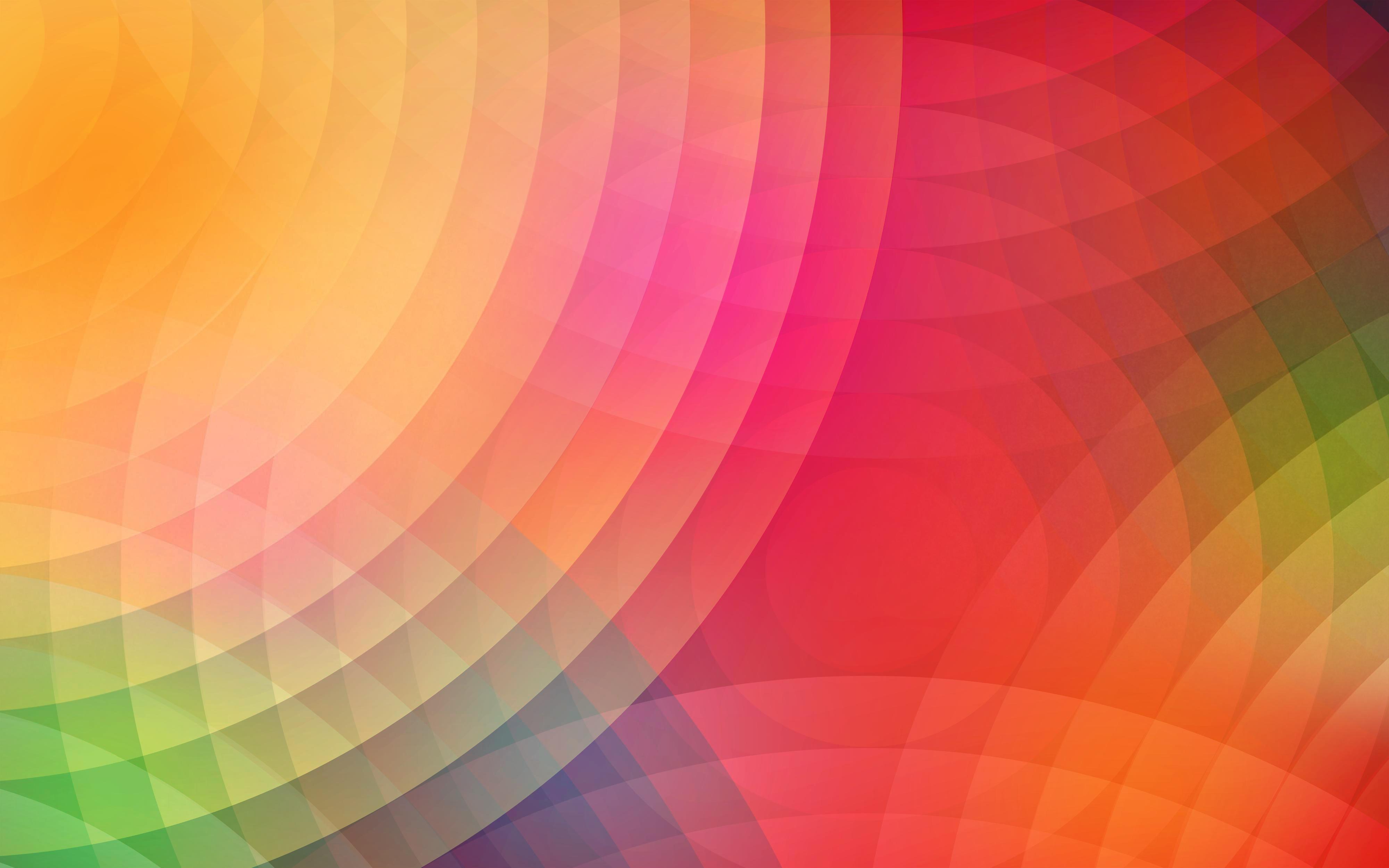 Cerchi astratti multicolori sfumati, 4000x2500 Ultra HD, 4K TV