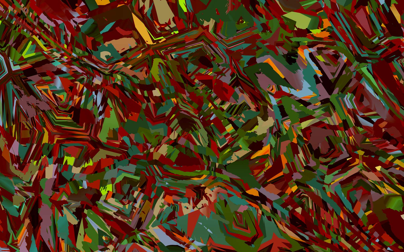 Forme astratte rosse e verdi, 1680x1050 900p, HP Laptop